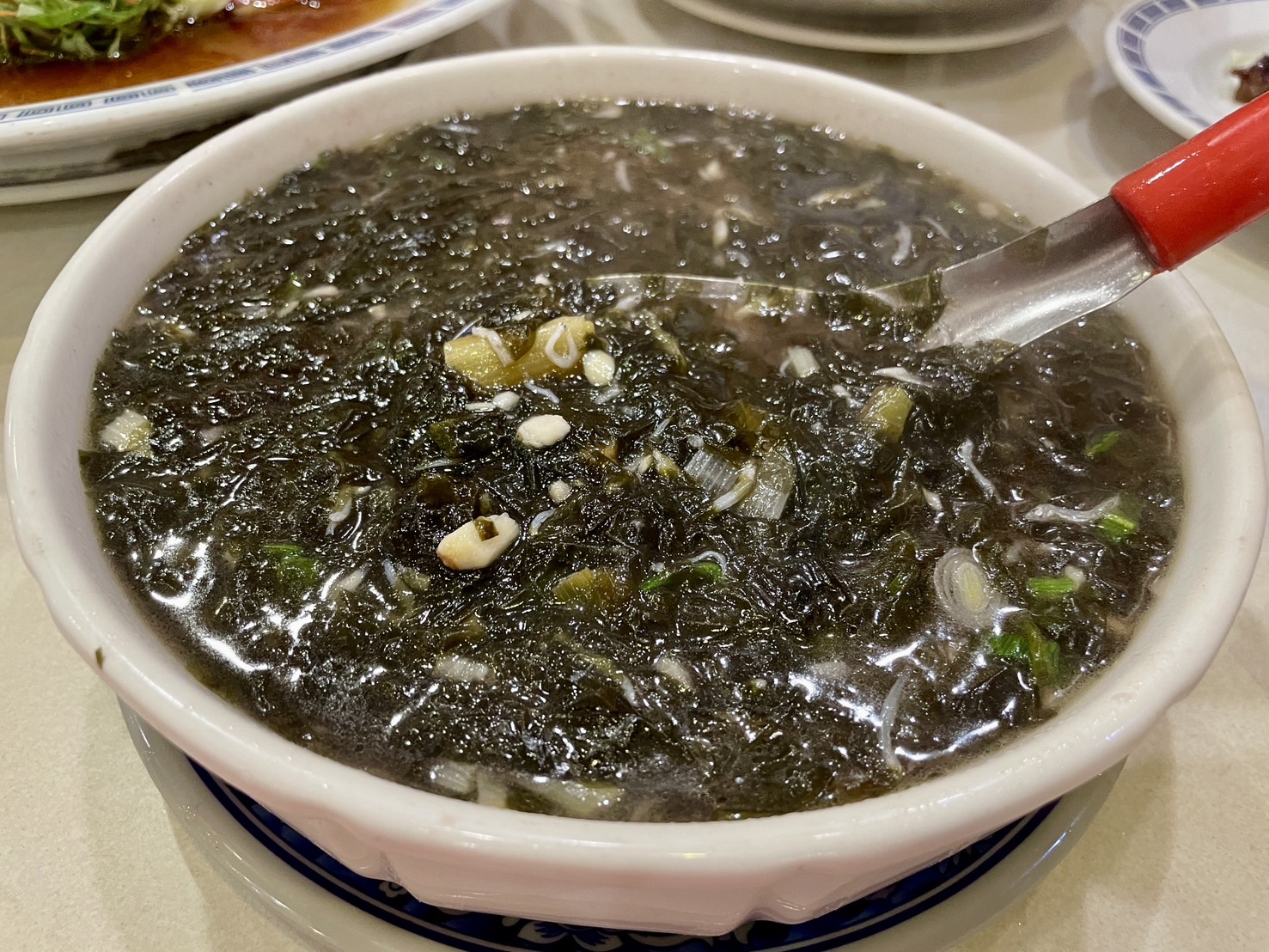 紫菜吻仔魚湯