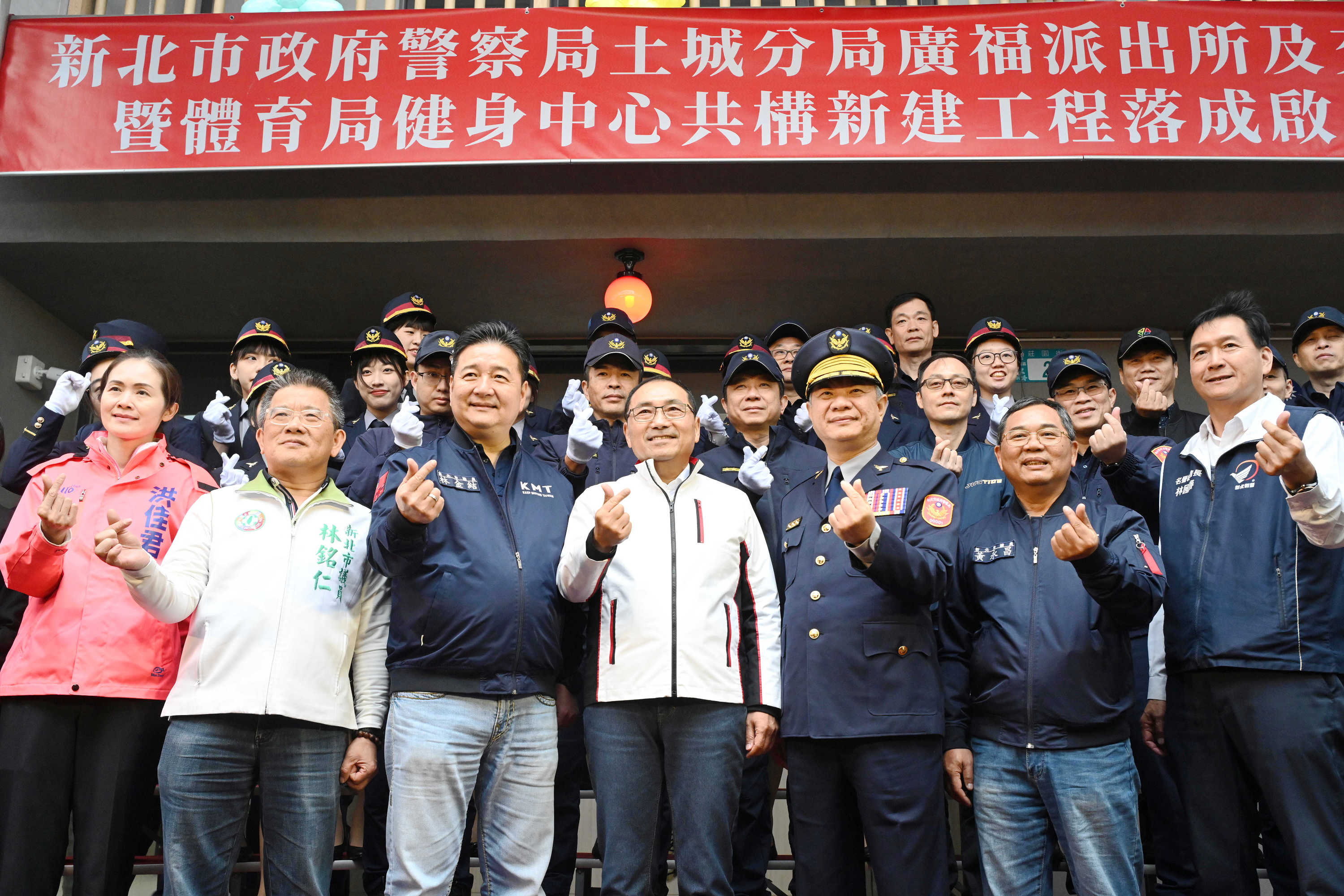 廣福派出所共構大樓讓員警辦公環境更完善。