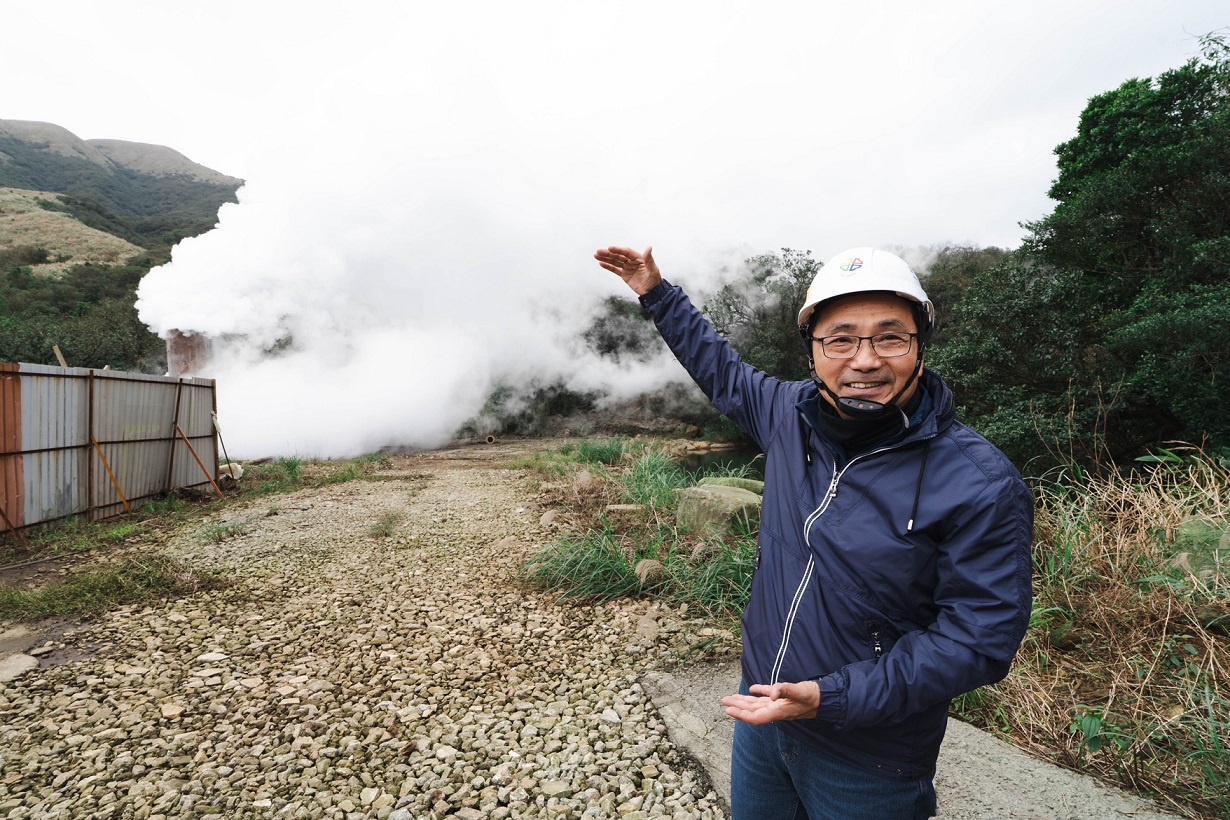 新北市第3處地熱案場(焿子坪地熱電廠)探勘井，預計4.2MW裝置容量於116年完工