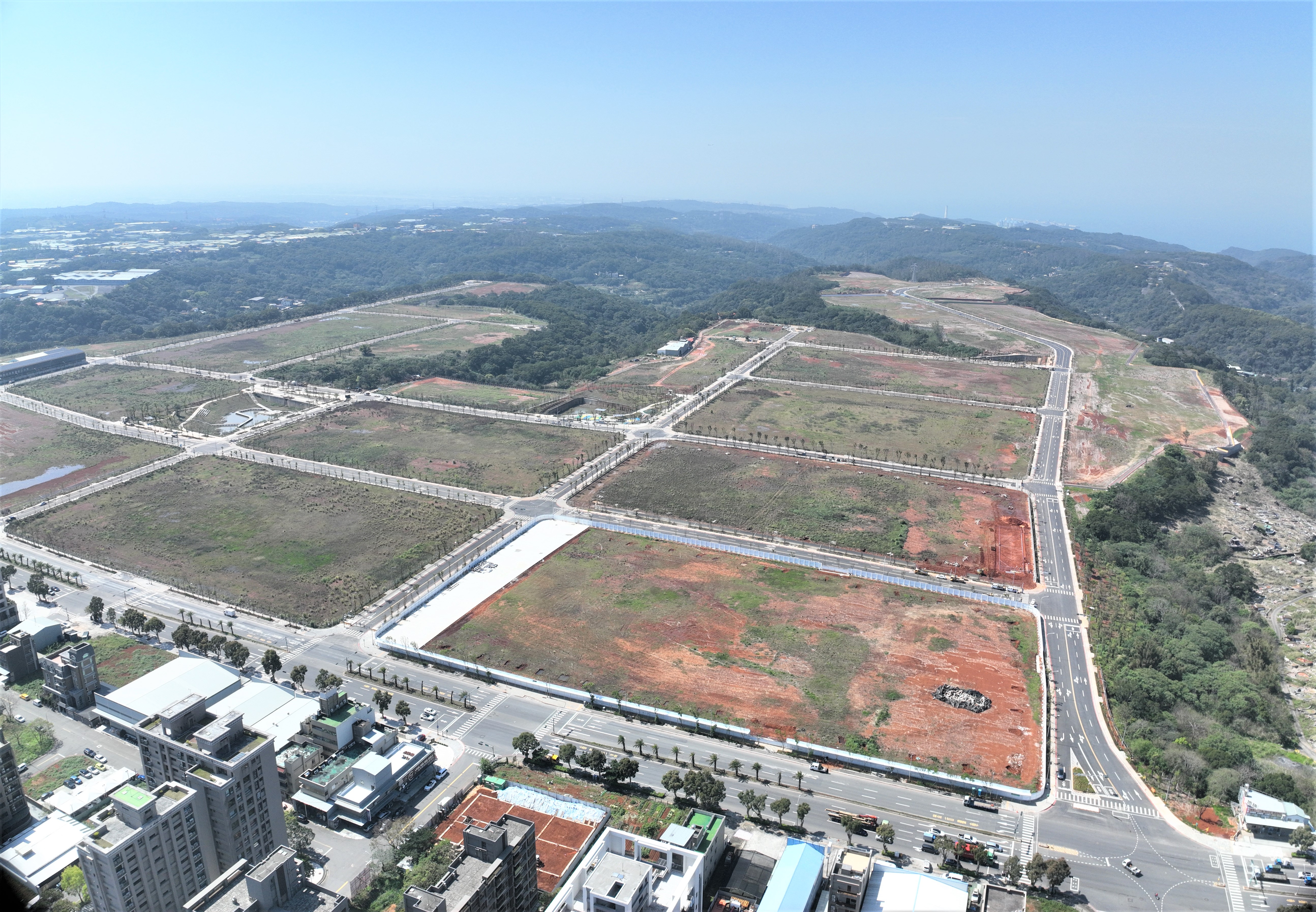 新北國際AI+智慧園區今起公告標售7筆土地。新北市地政局提供