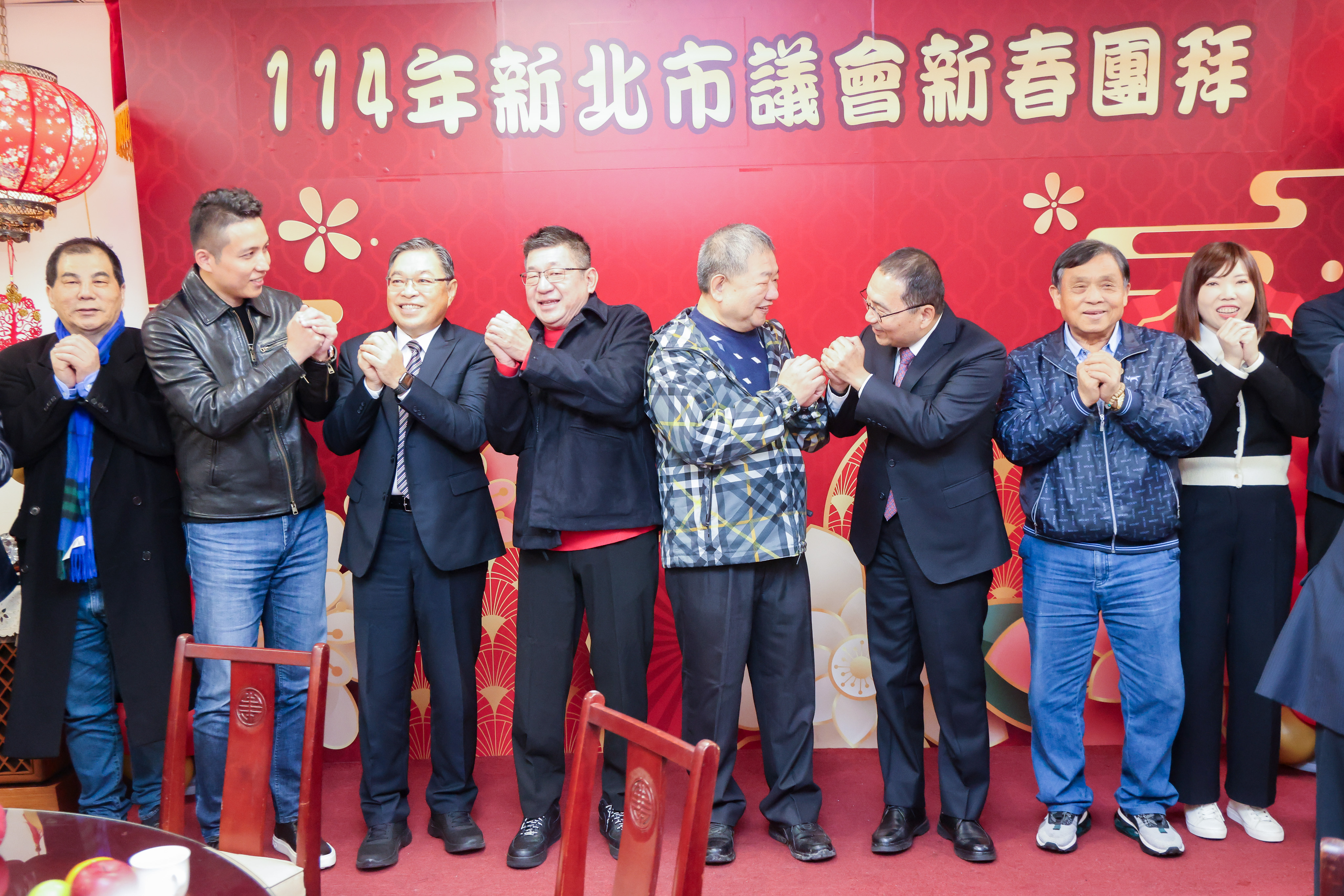 侯友宜今(3)日出席新北市議會新春團拜。