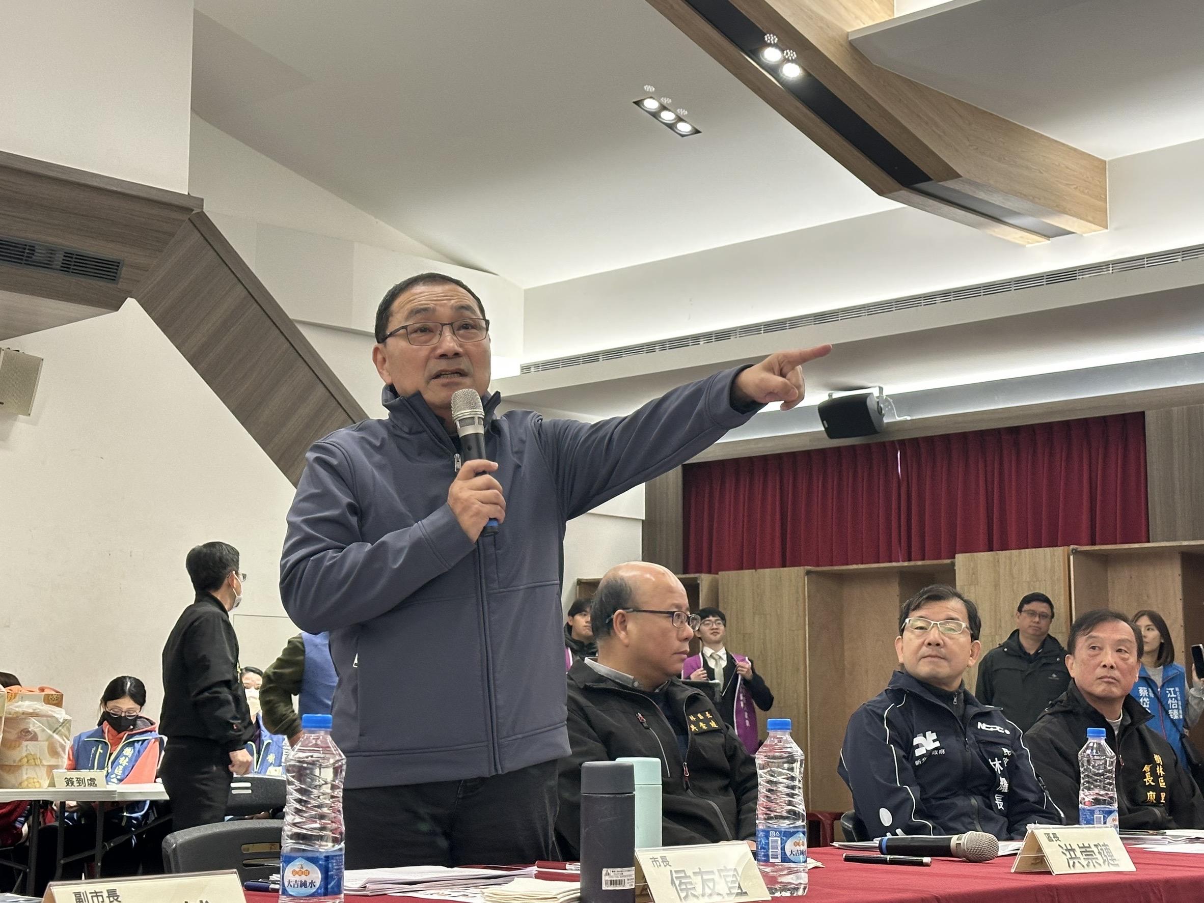 侯友宜於會中宣示加速樹林基礎建設，打造共榮生活圈。