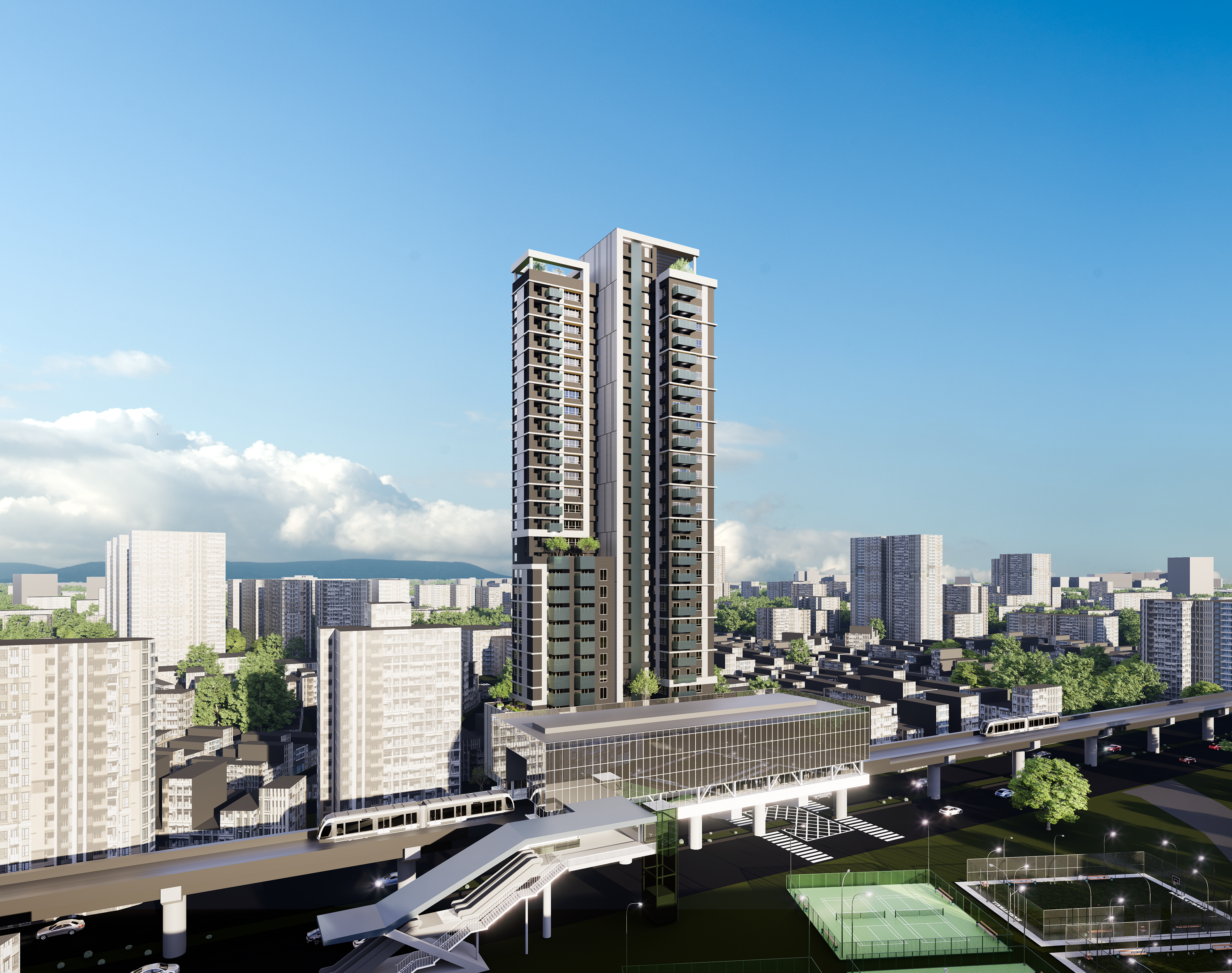 土城樹林線首站捷開案模擬圖