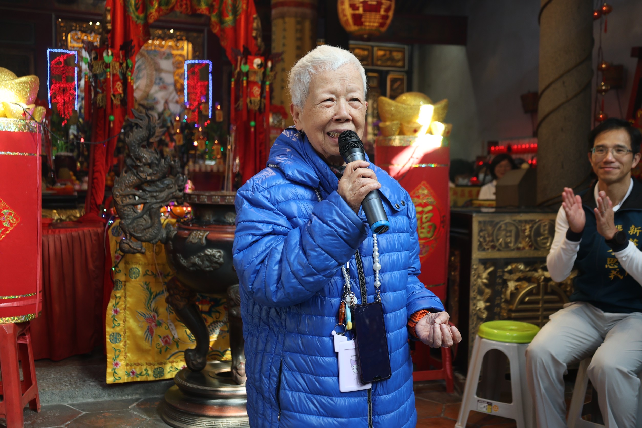 文昌祠主委黃林玲玲致詞