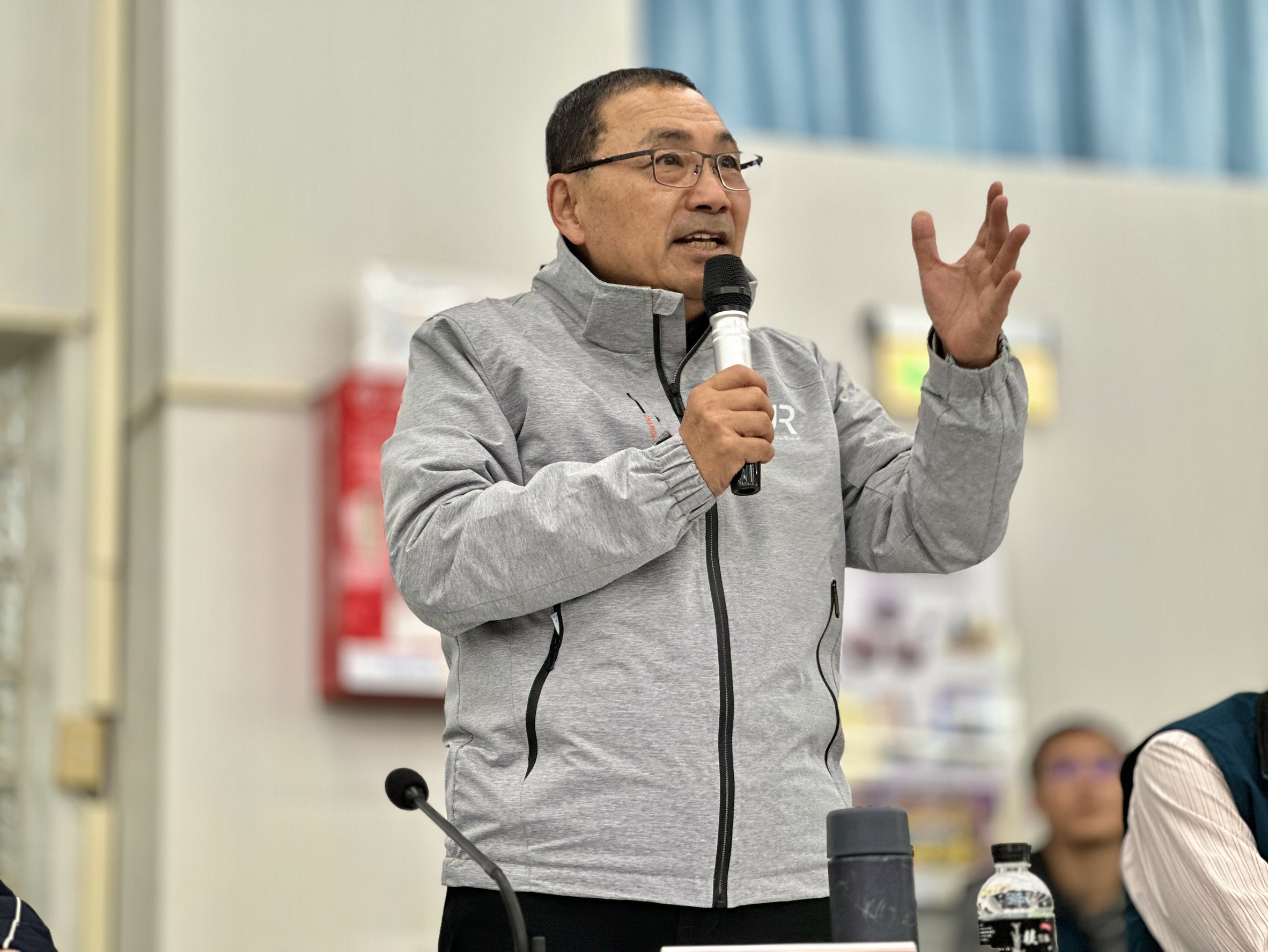 侯友宜表示，隨著新莊副都心、塭仔圳市地重劃，以及各項軌道建設工程開發等，使新莊在未來的發展上，有非常高的潛力。