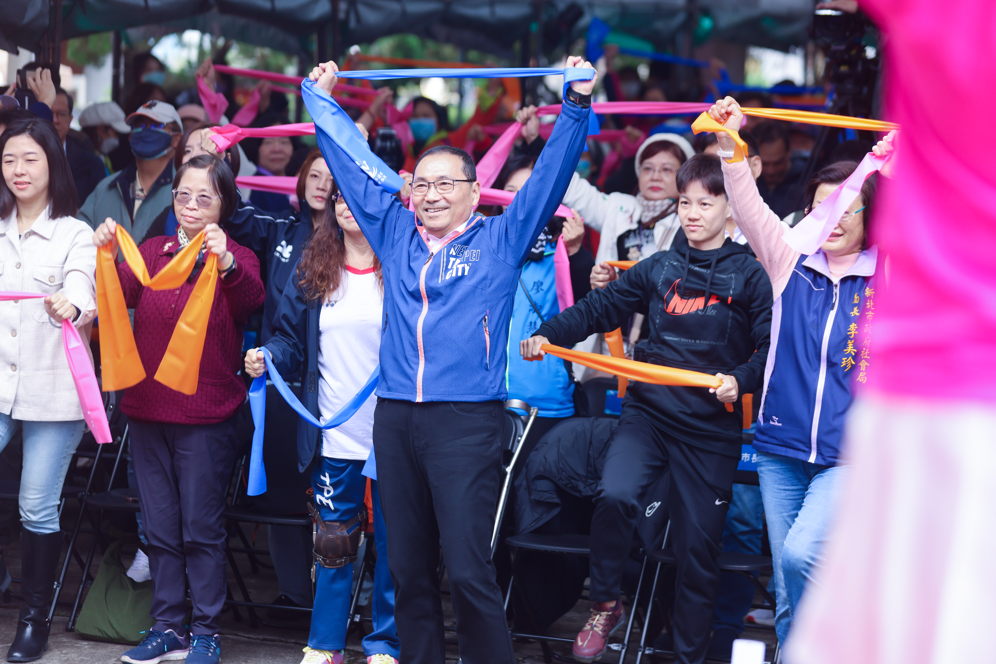 新北市政府今（8）日於三重空軍一村舉辦「Women尚勇 女力動滋動」婦女節活動