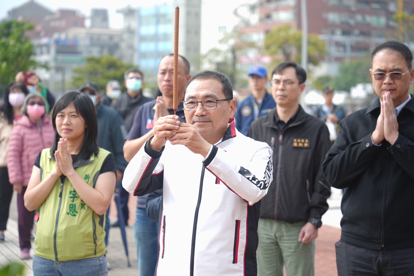  今日新北市長侯友宜至開工現場祭祀祈福