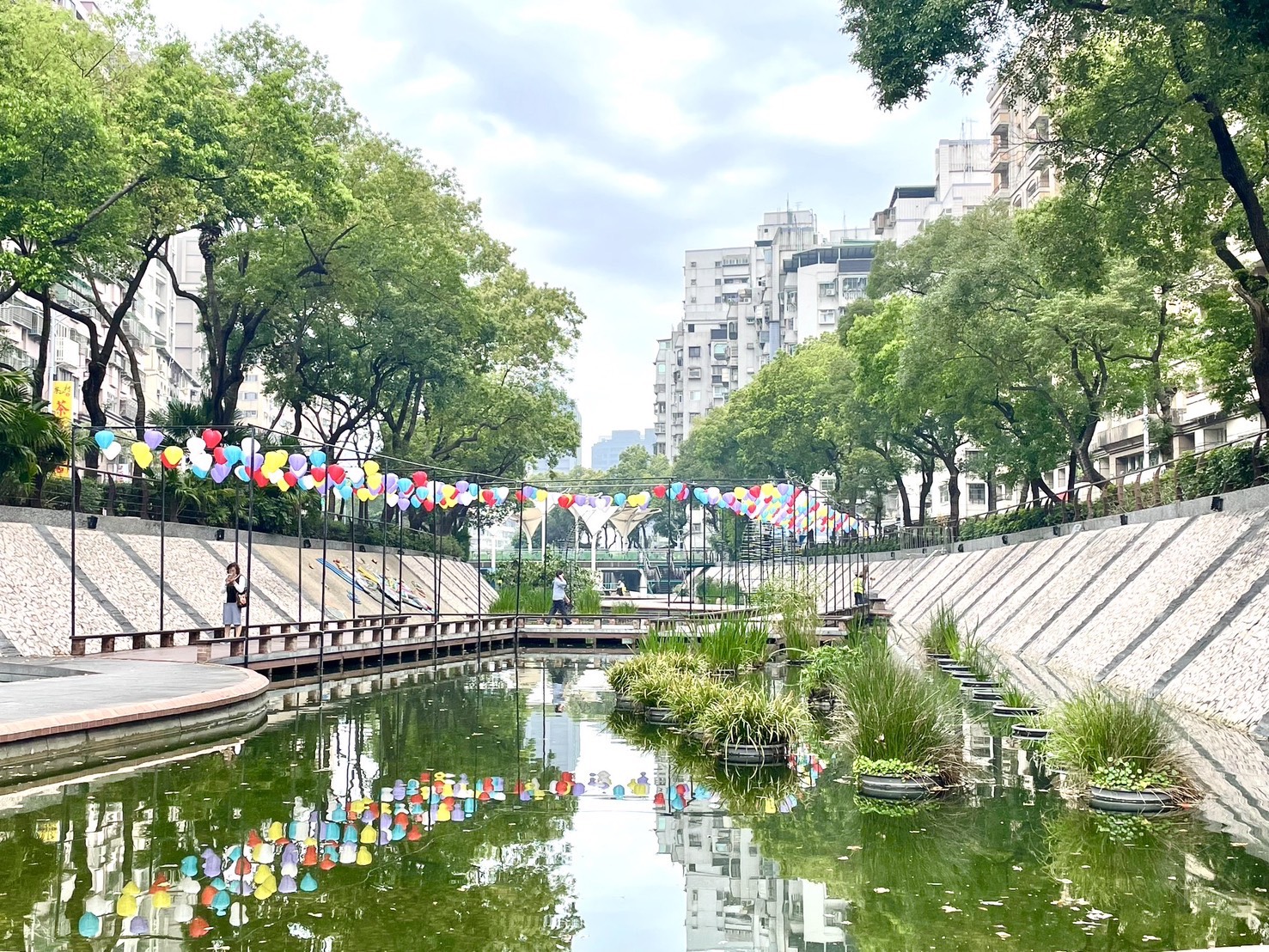 中港大排已成為民眾休憩散步的優質空間