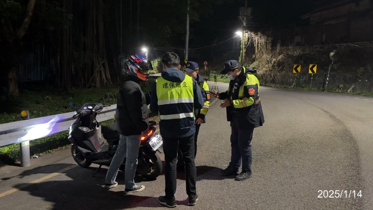 環警監共同合作打擊噪音車，確保道路安全與市民生活品質，共同維護安寧的居住環境