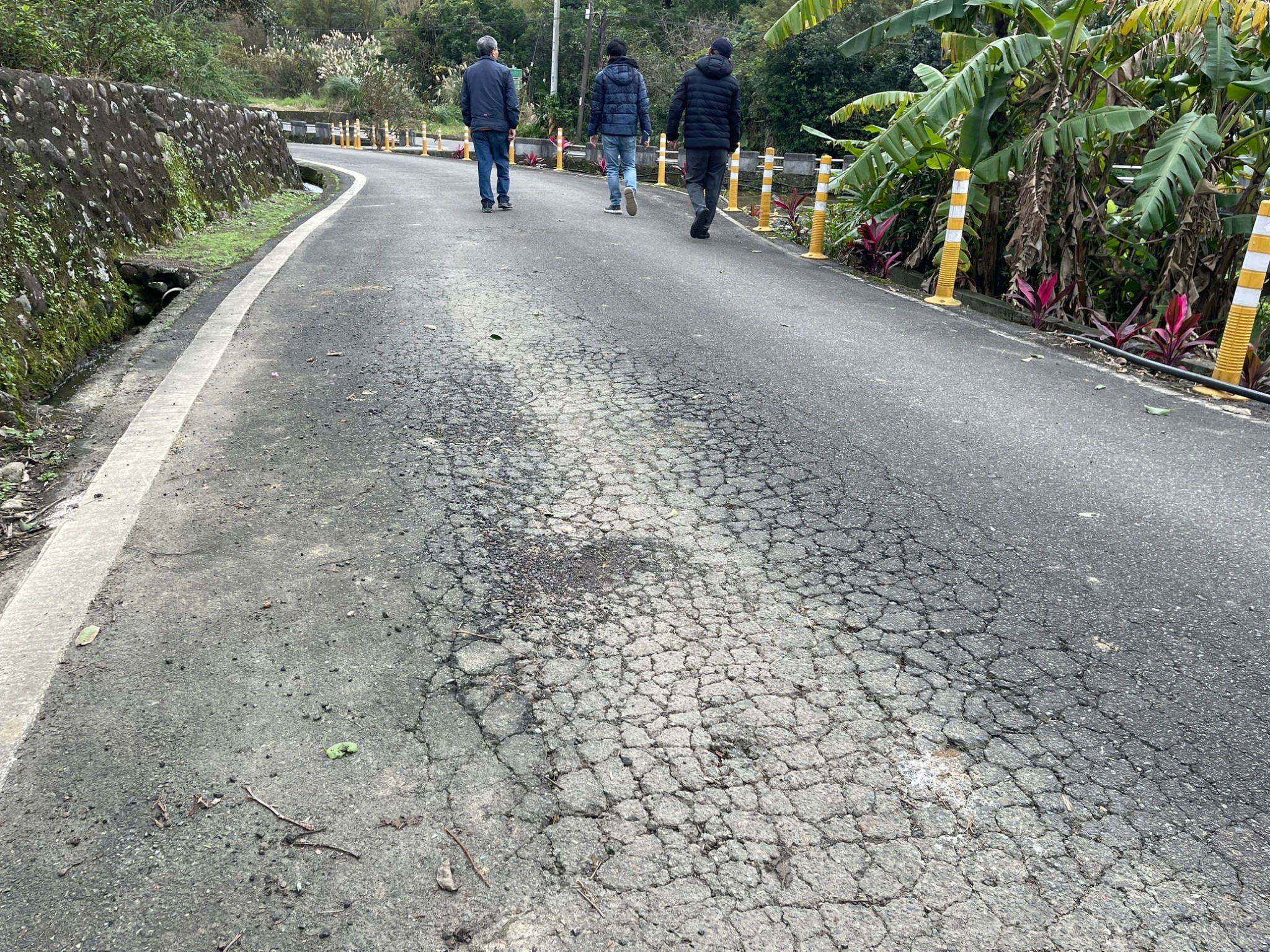 金山區六股里聯絡道路改善前2