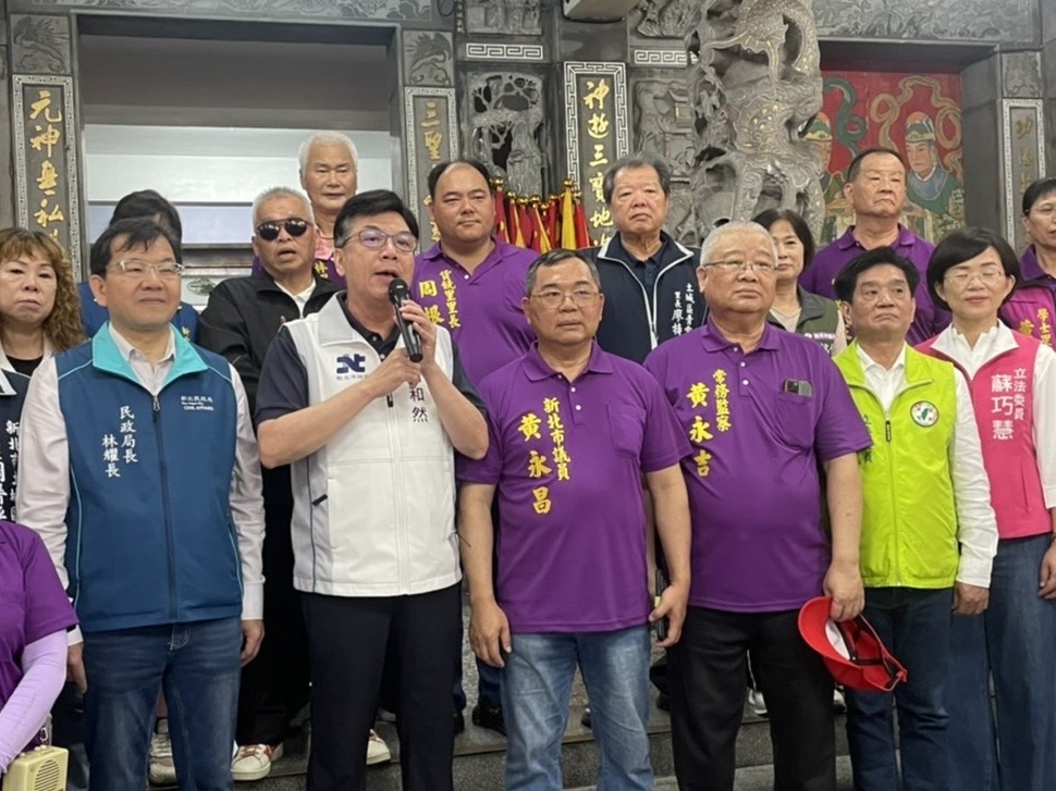 劉和然致詞時提及，感謝三元宮對於地方公益志業的付出與努力。