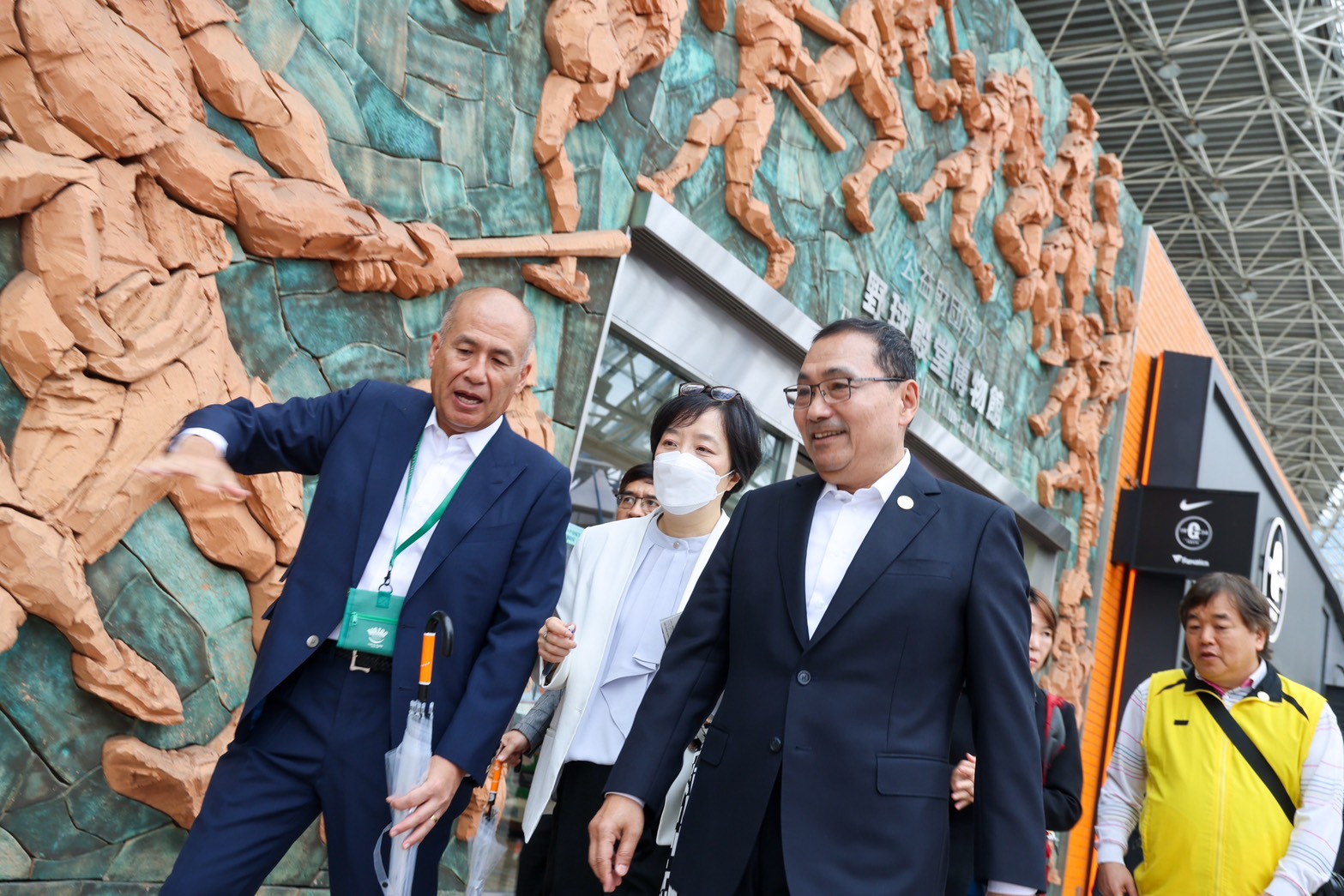 台日交流頻繁且關係深厚，未來新北大巨蛋的興建，東京巨蛋也將提供幫助。