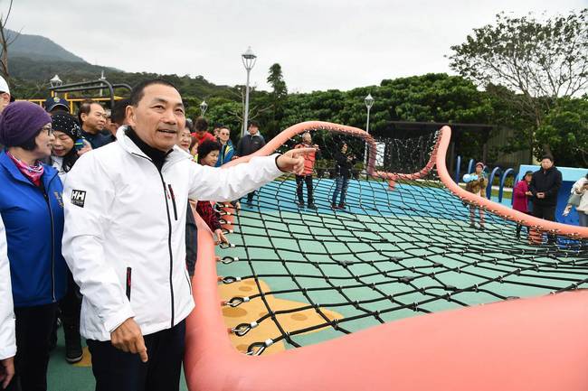 新北市政府在近年積極推動共融公園建設，截至目前已達228座，數量全國第一！(圖為八里渡船頭共融公園)