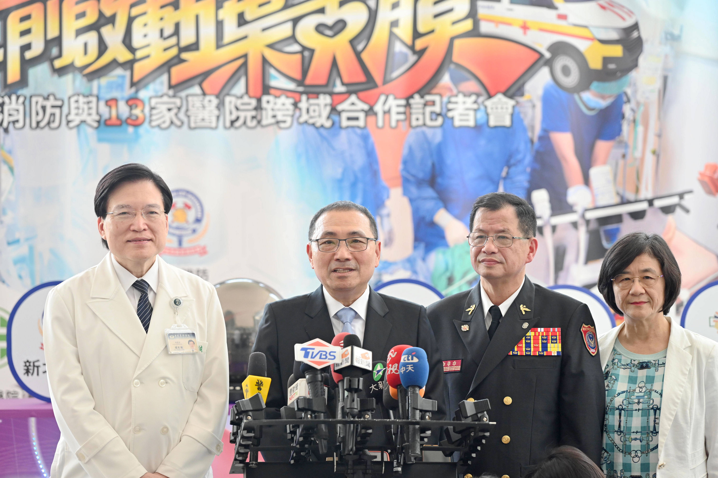 侯友宜盼今年OHCA患者康復出院率達12%，挽救更多生命