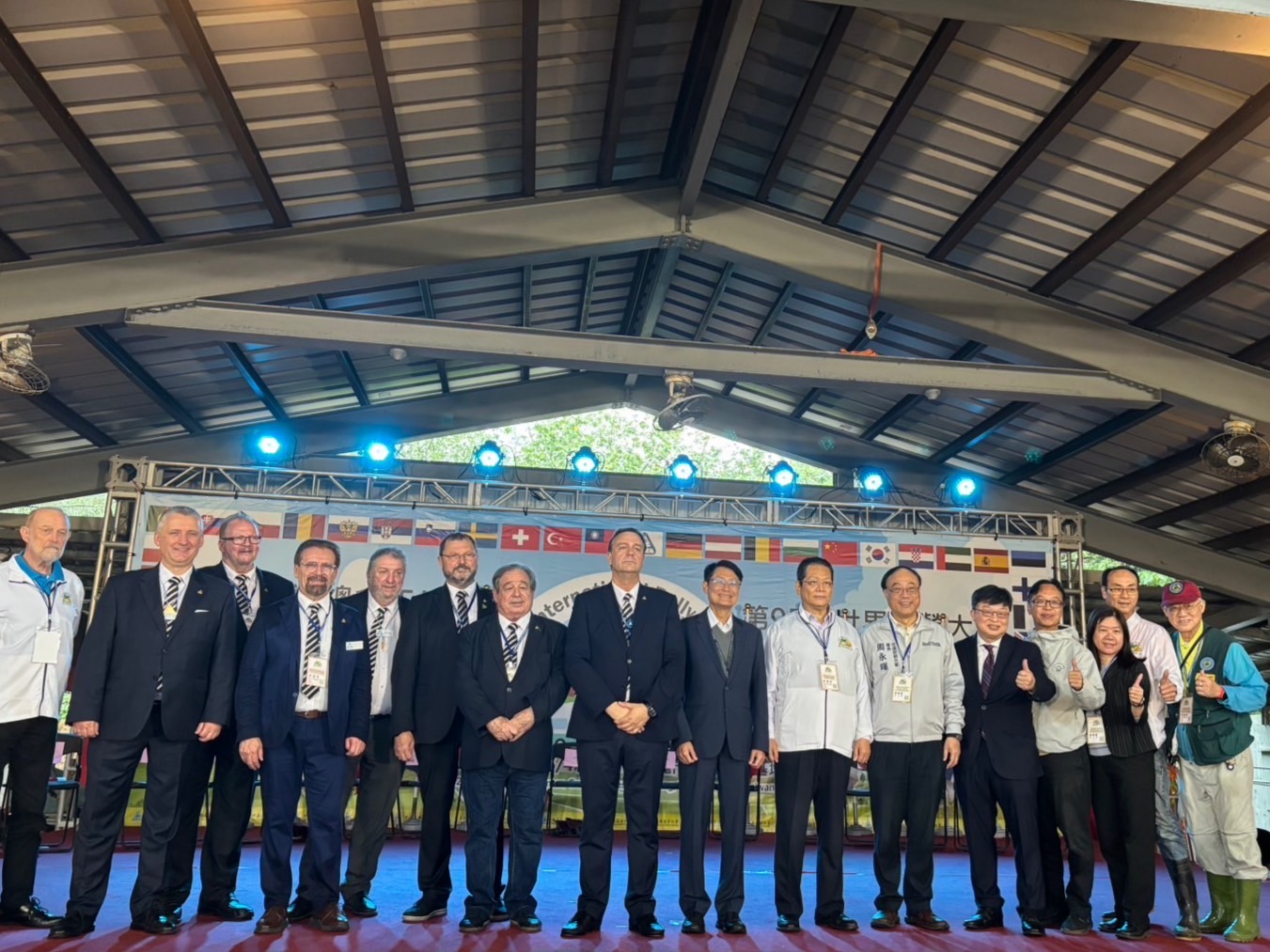 新北市副市長陳純敬與新北市政府觀光旅遊局楊宗珉局長受邀參與世界露營大會開幕式。