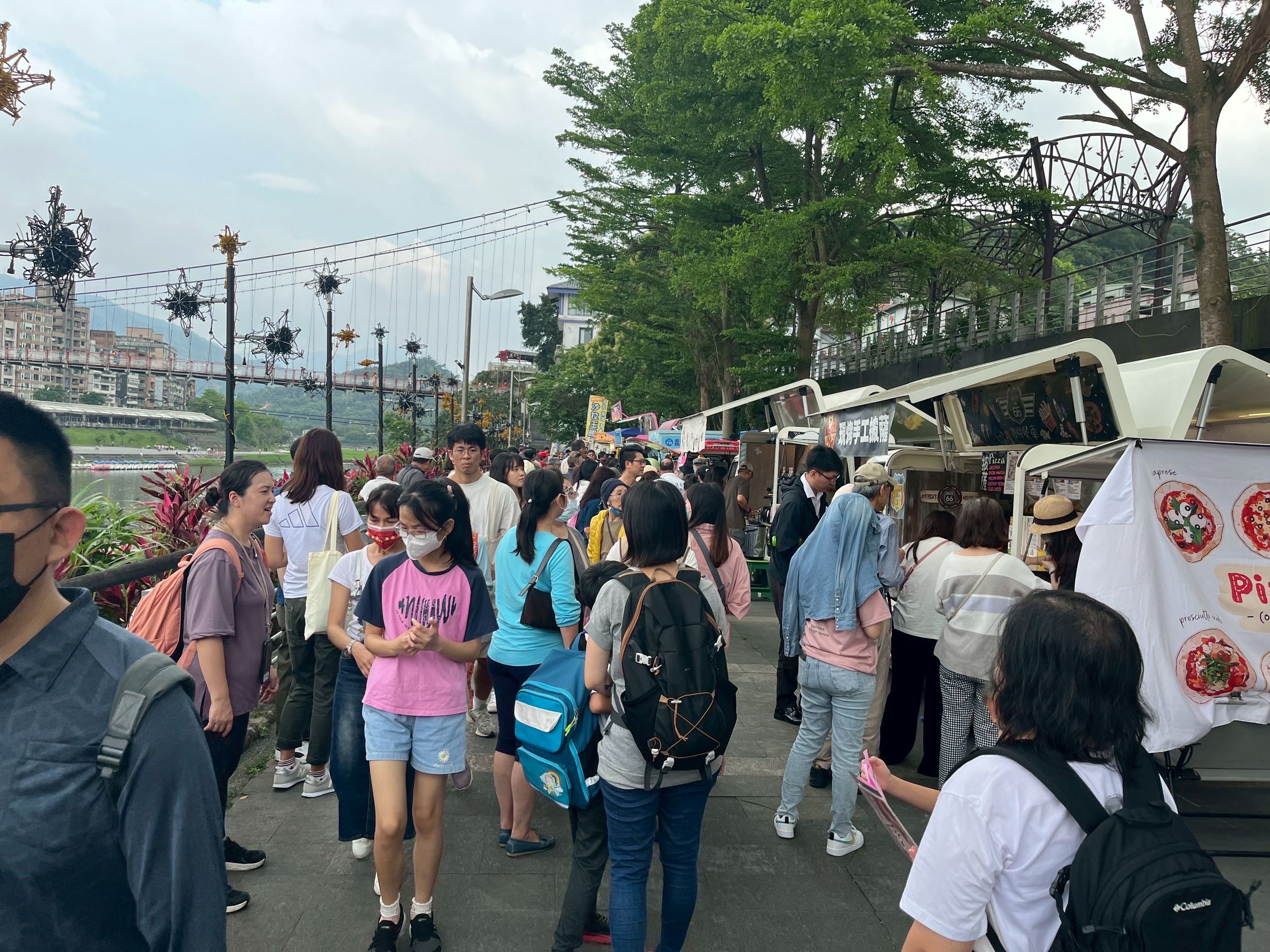  行動餐車進駐碧潭，以無縫接軌方式維持景區服務品質。