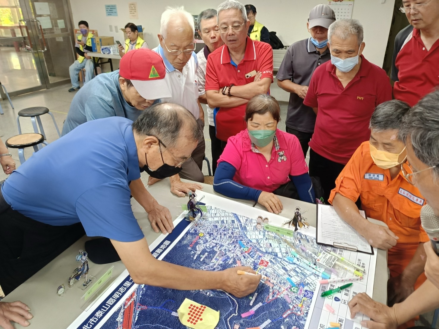  新北市農業局推動土石流自主防災社區兵棋推演