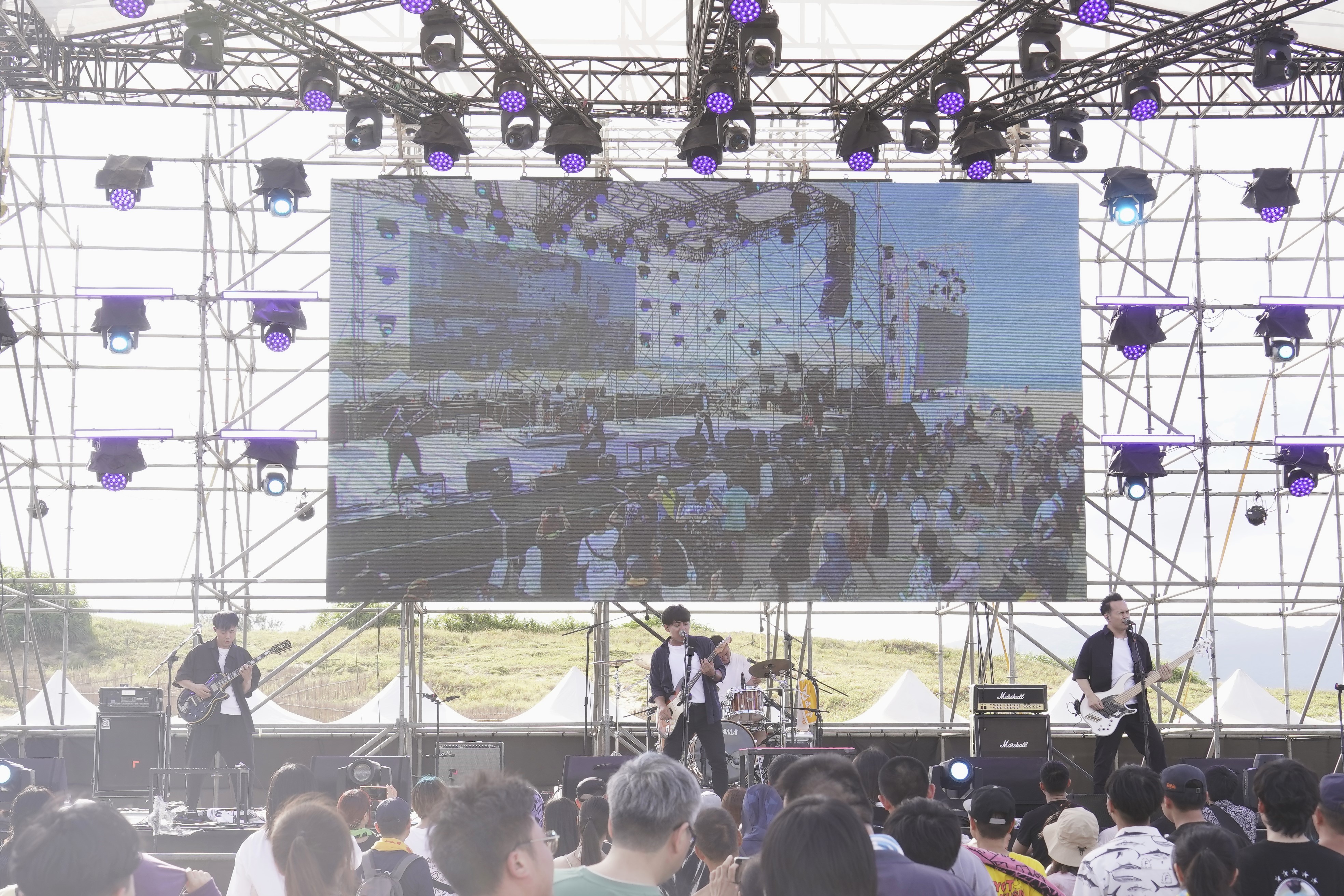 「獨立音樂大賞」最終前10強將站上河海音樂季貢寮場大舞臺進行決賽。(圖為2024年資料照)
