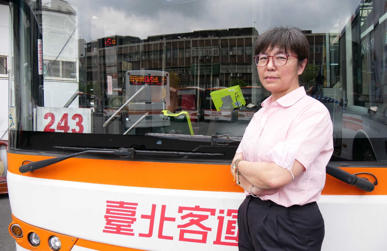 開公車有14年資歷的張嘉蕙