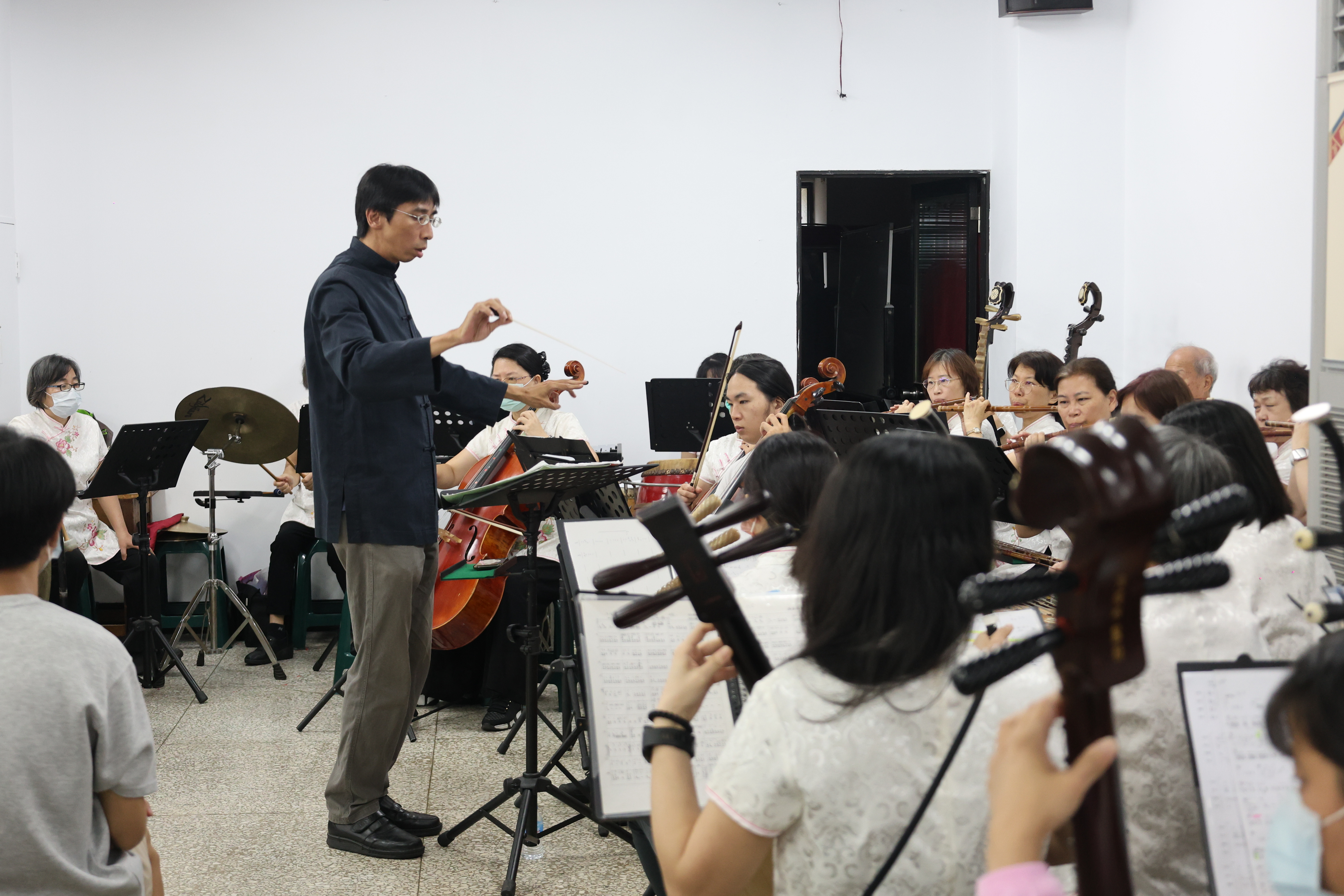 新莊地藏庵國樂團為典禮演奏