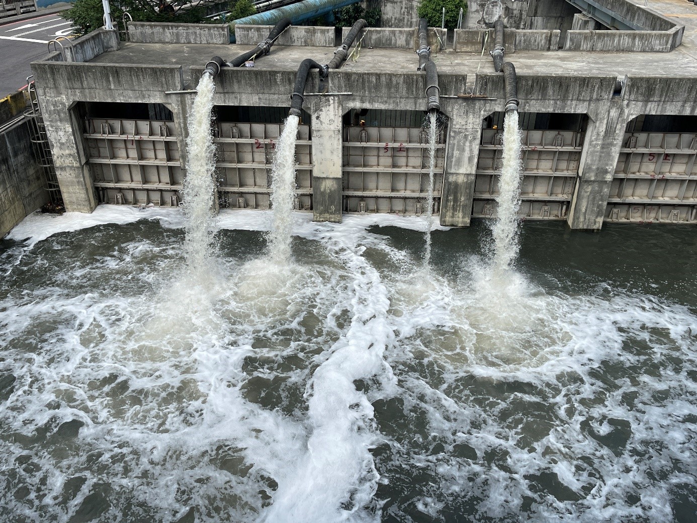 塔寮坑二號抽水站蓄水測試