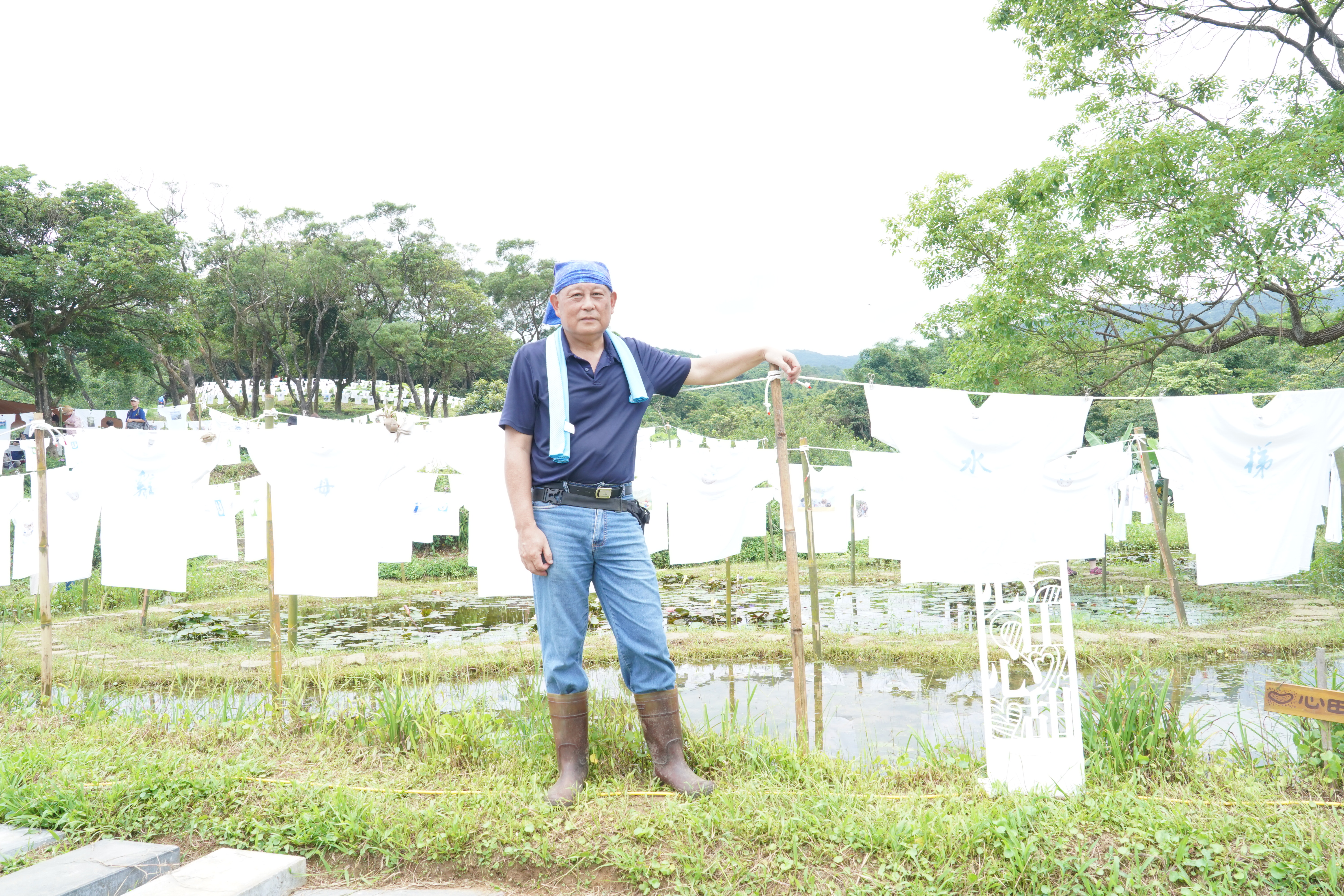 負責人蕭學苑邀請全國民眾來到貢寮欣賞梯田藝術饗宴。