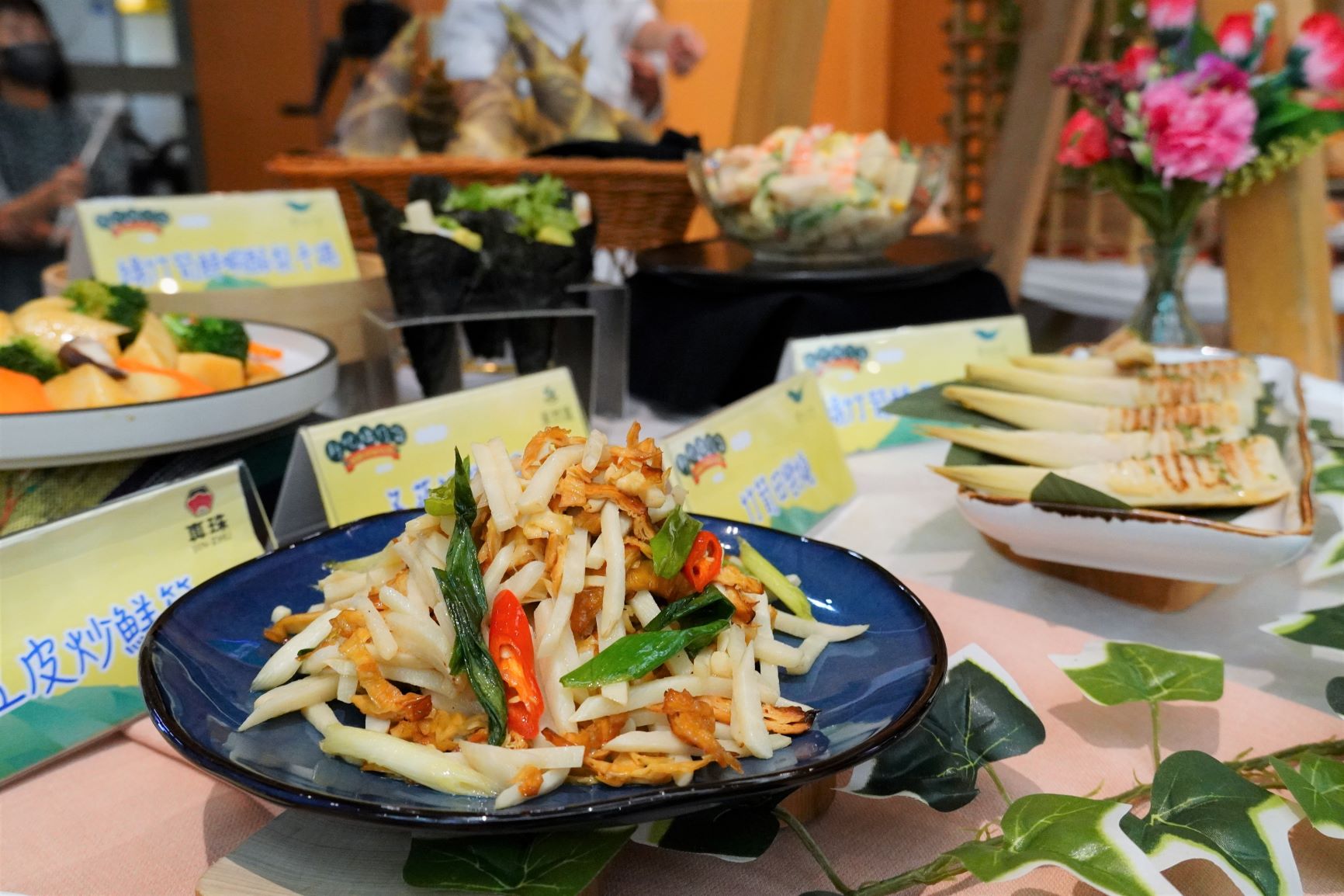  新北與全台28家餐廳合作推出綠竹筍特色料理