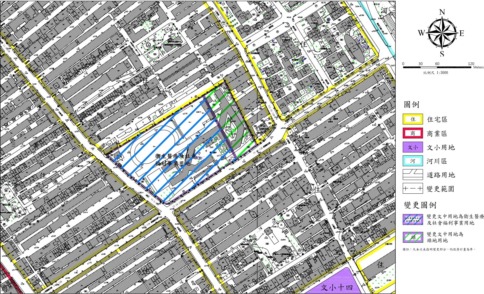 都市計畫變更示意圖