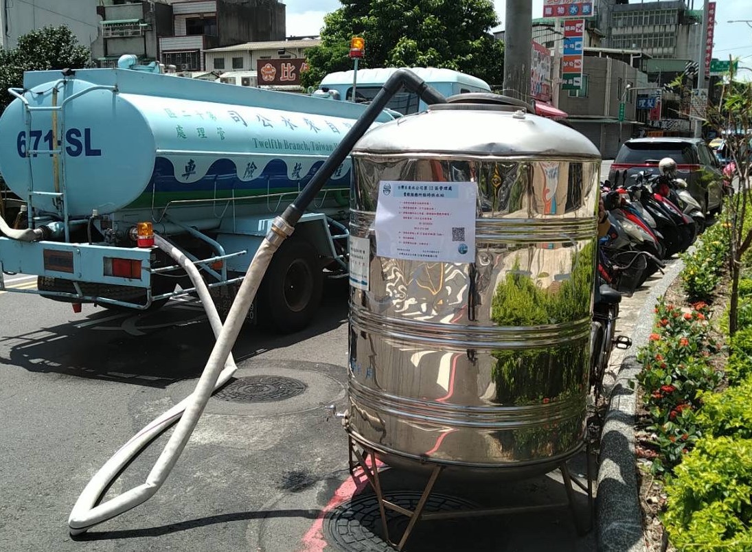 供水站及水車示意圖