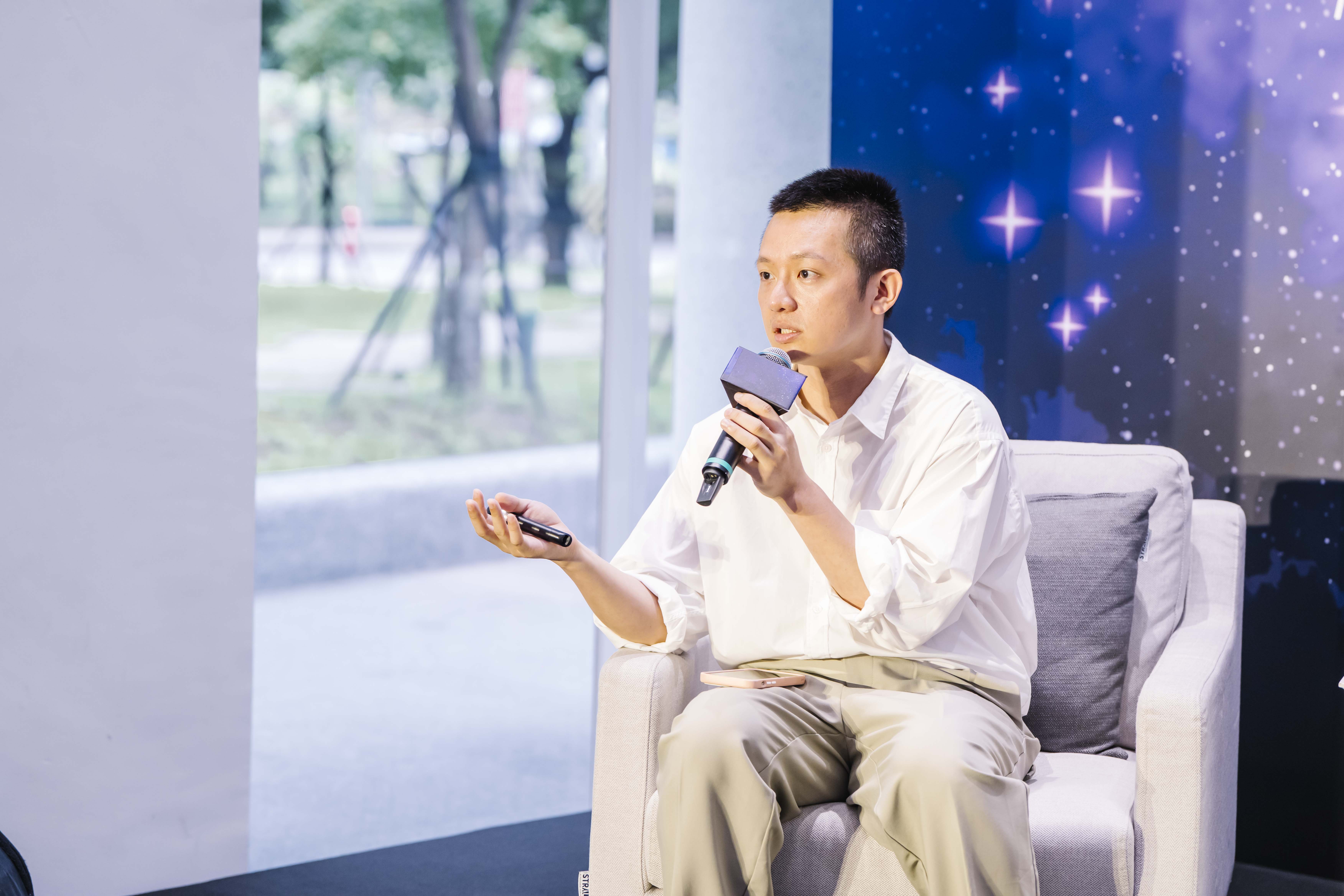 ▲《獵人兄弟》導演蘇弘恩座談分享原民影視產業。