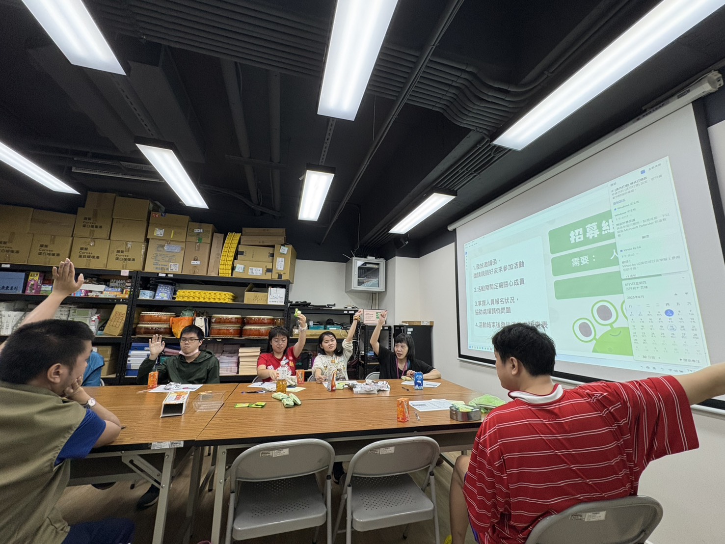 新北市樂圓服務中心鼓勵身障學員在活動設計中勇於表達意見