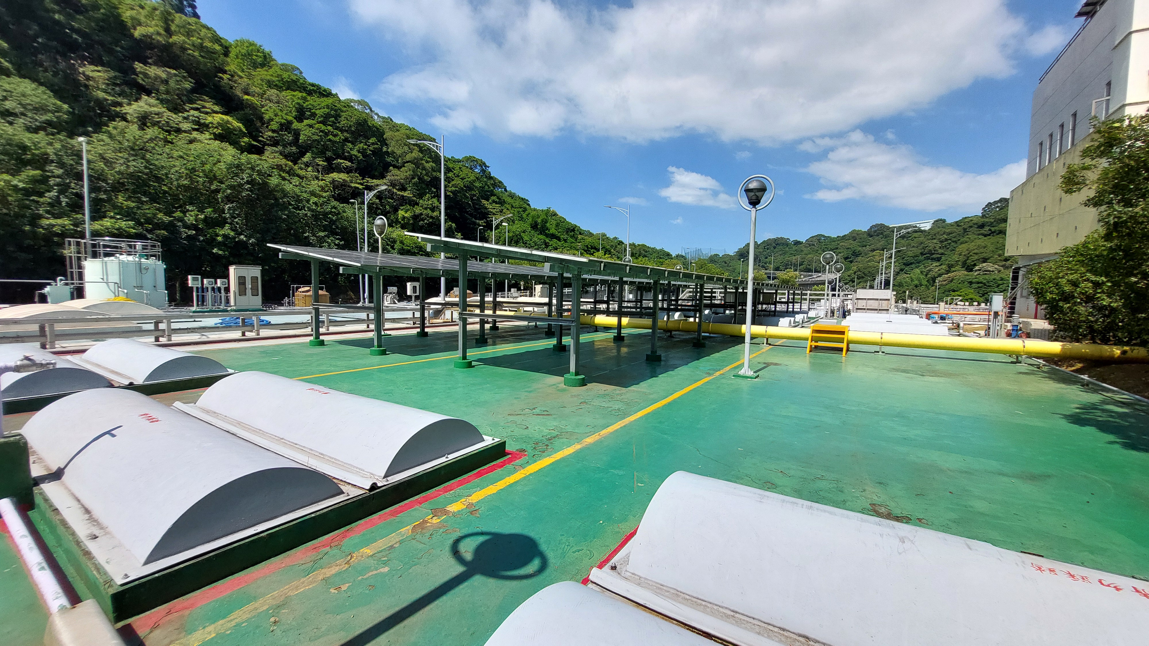 林口水資源回收中心共計5列初沉池