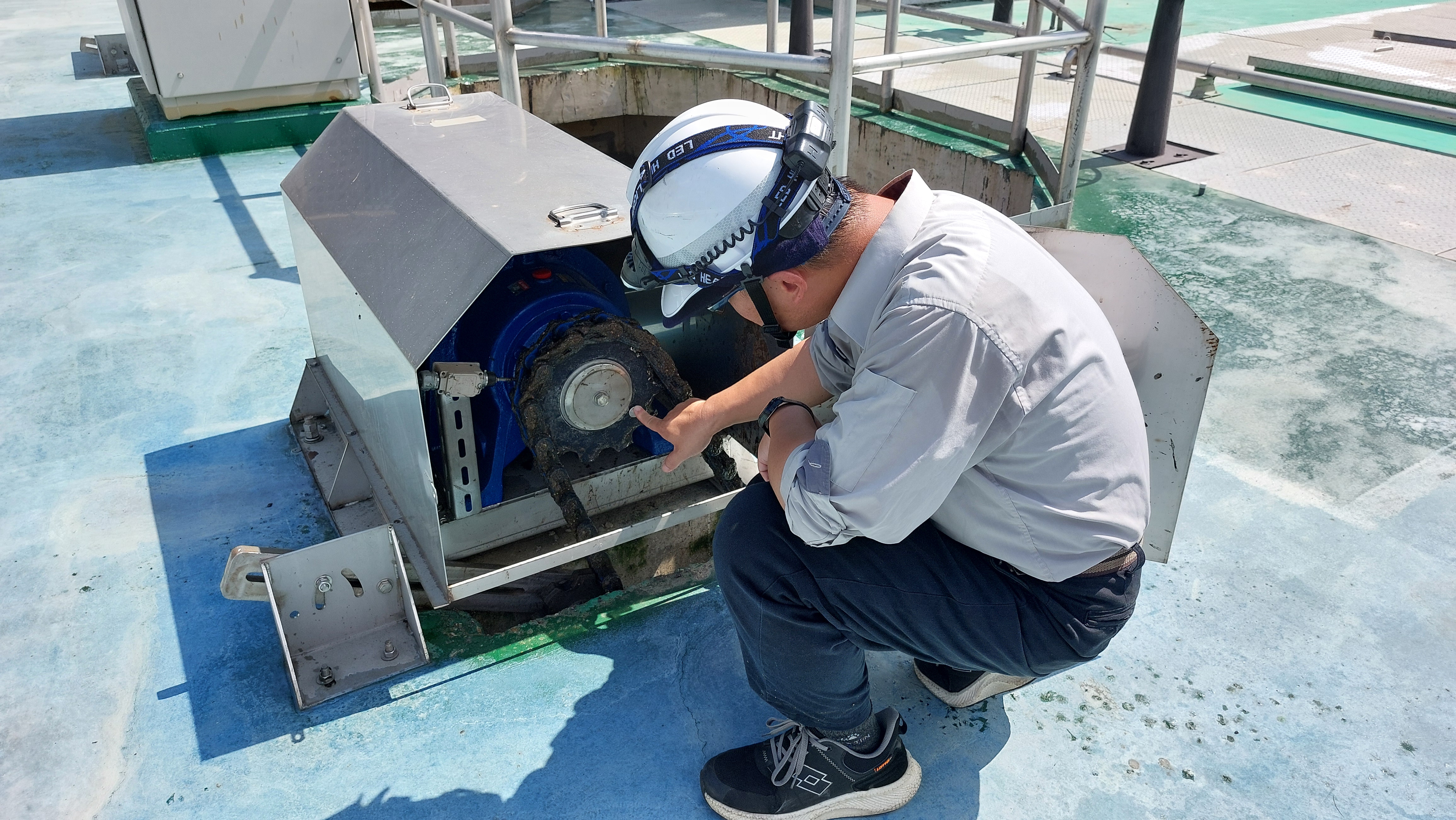 林口水資源回收中心新設二沉池3組刮泥機
