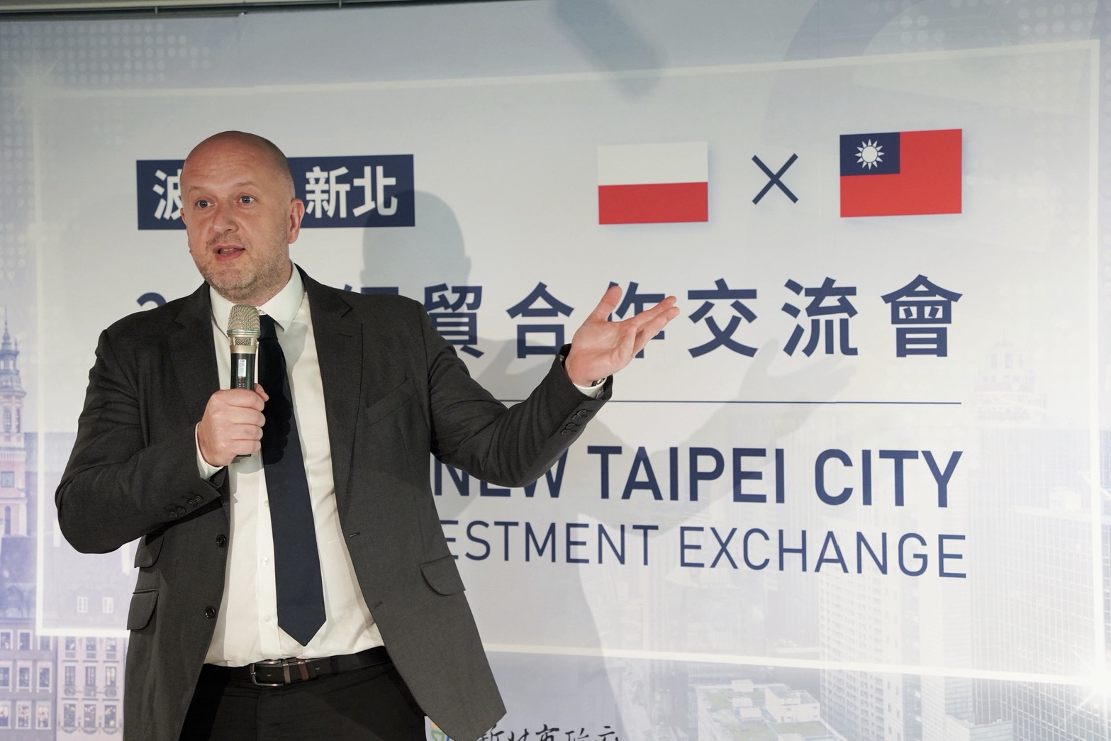 波蘭投資貿易局Andrzej Dycha總裁表示，波蘭作為中東歐經濟增長的代表，能夠為新北企業提供豐富且多樣化的市場機會
