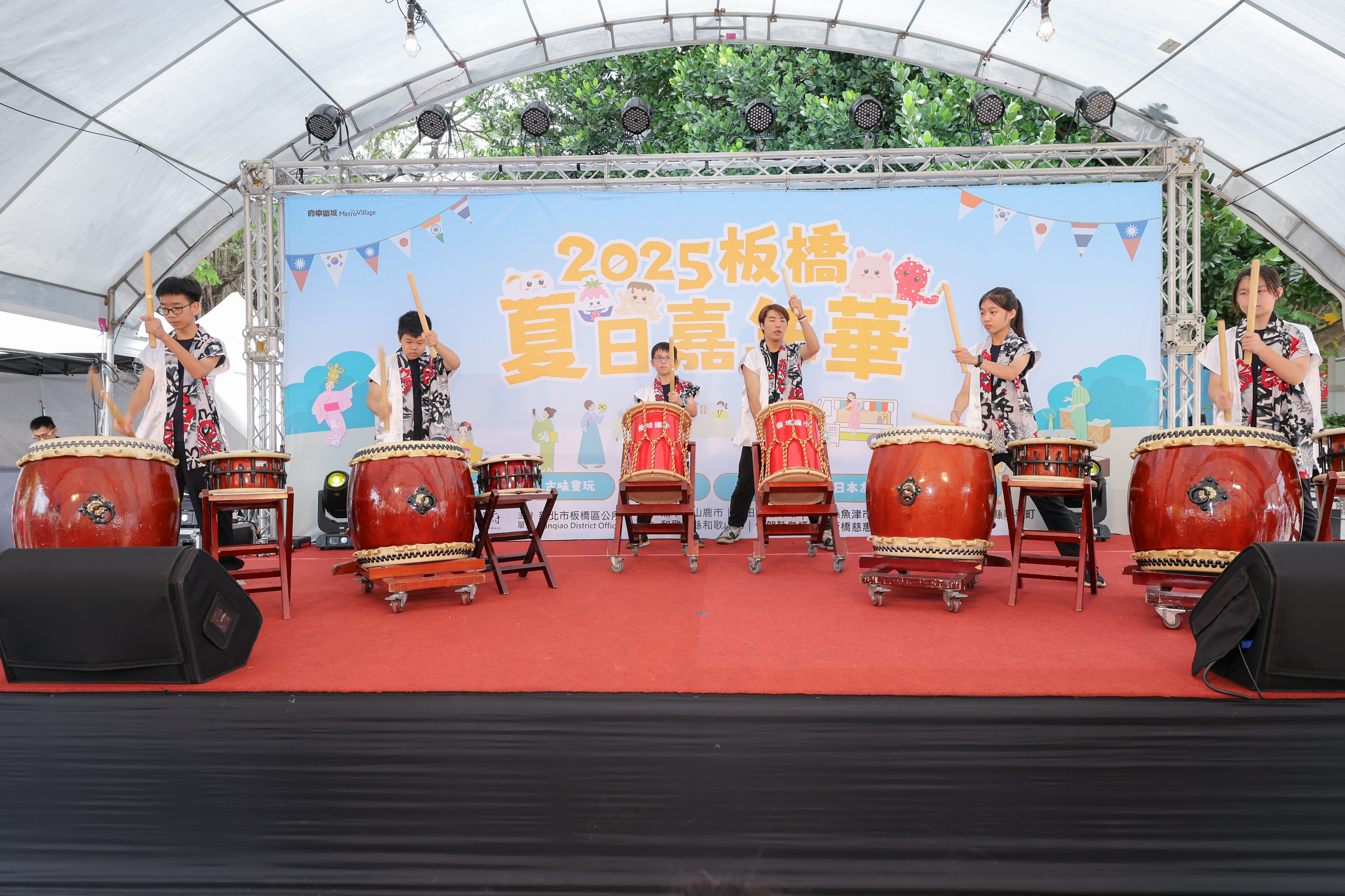 1.後埔國小太鼓隊表演揭開表演序幕