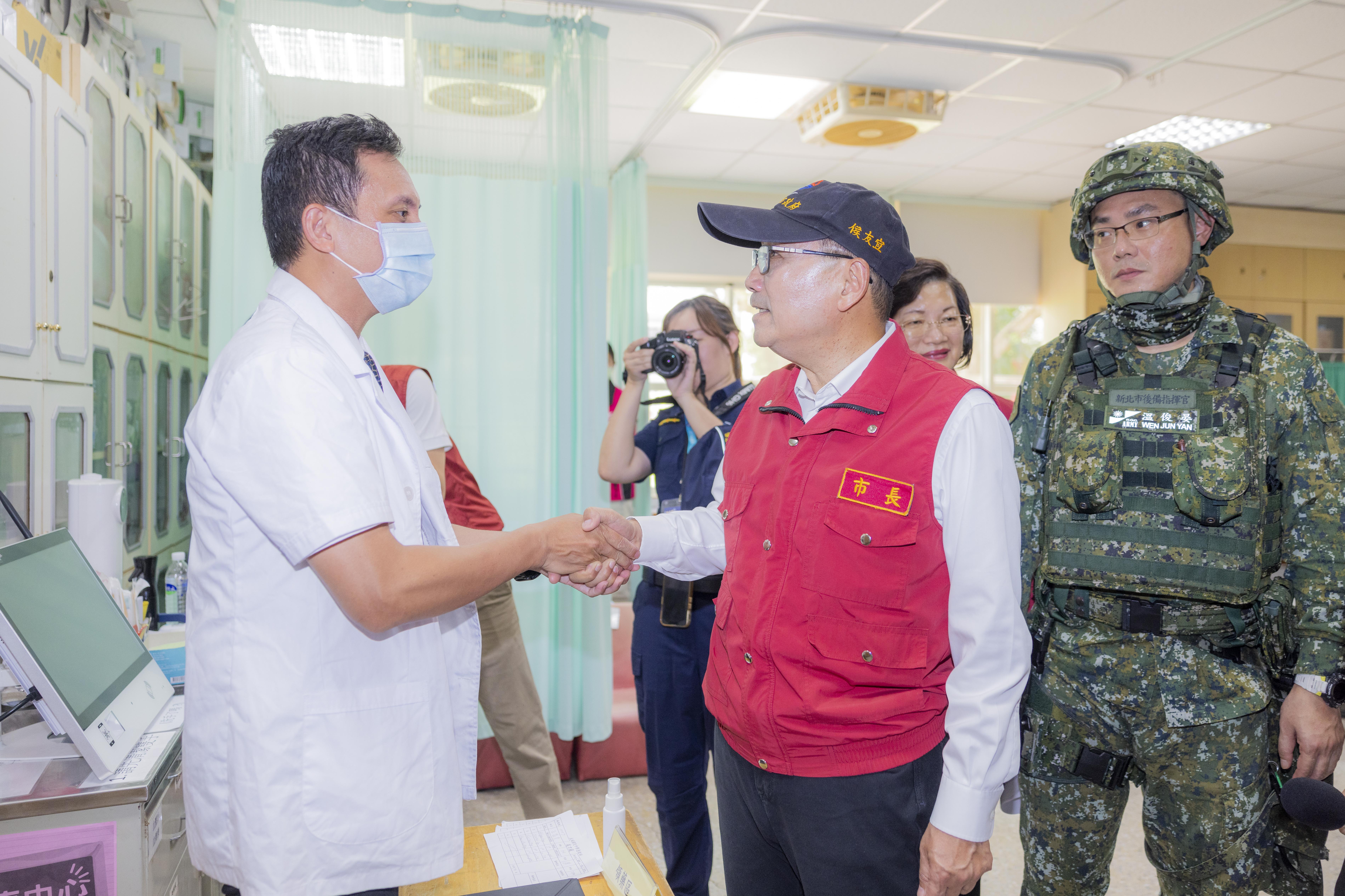 侯友宜感謝所有參與同仁，共同展現新北市「平時演練、戰時無懼」的城市韌性。