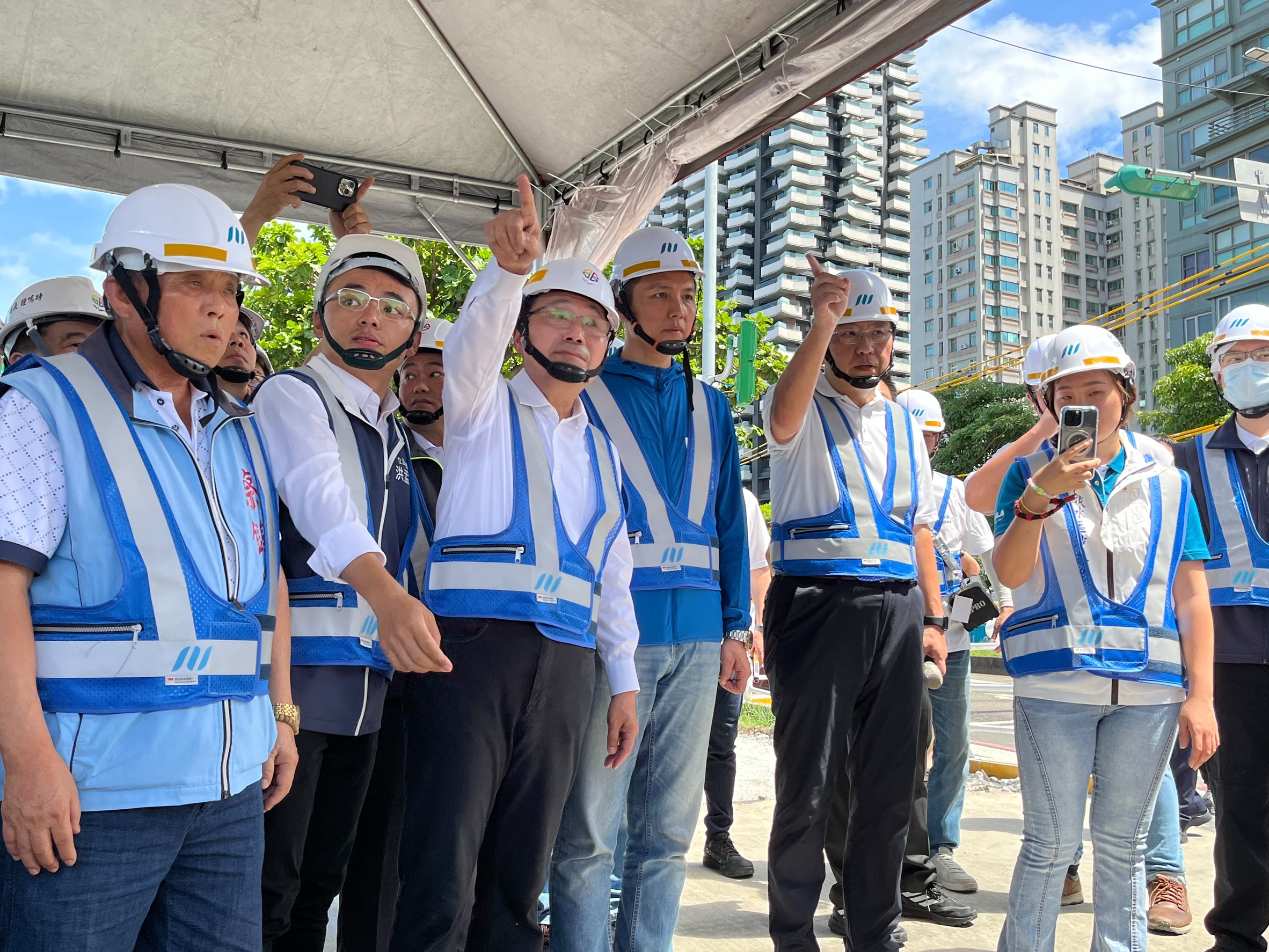 市長侯友宜視察淡海二期先期工程