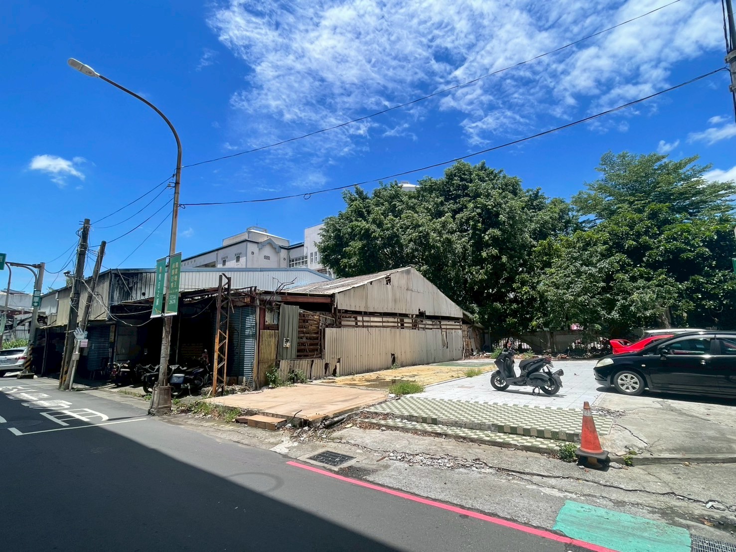 鶯歌鳳鳴地區車站用地現況照。