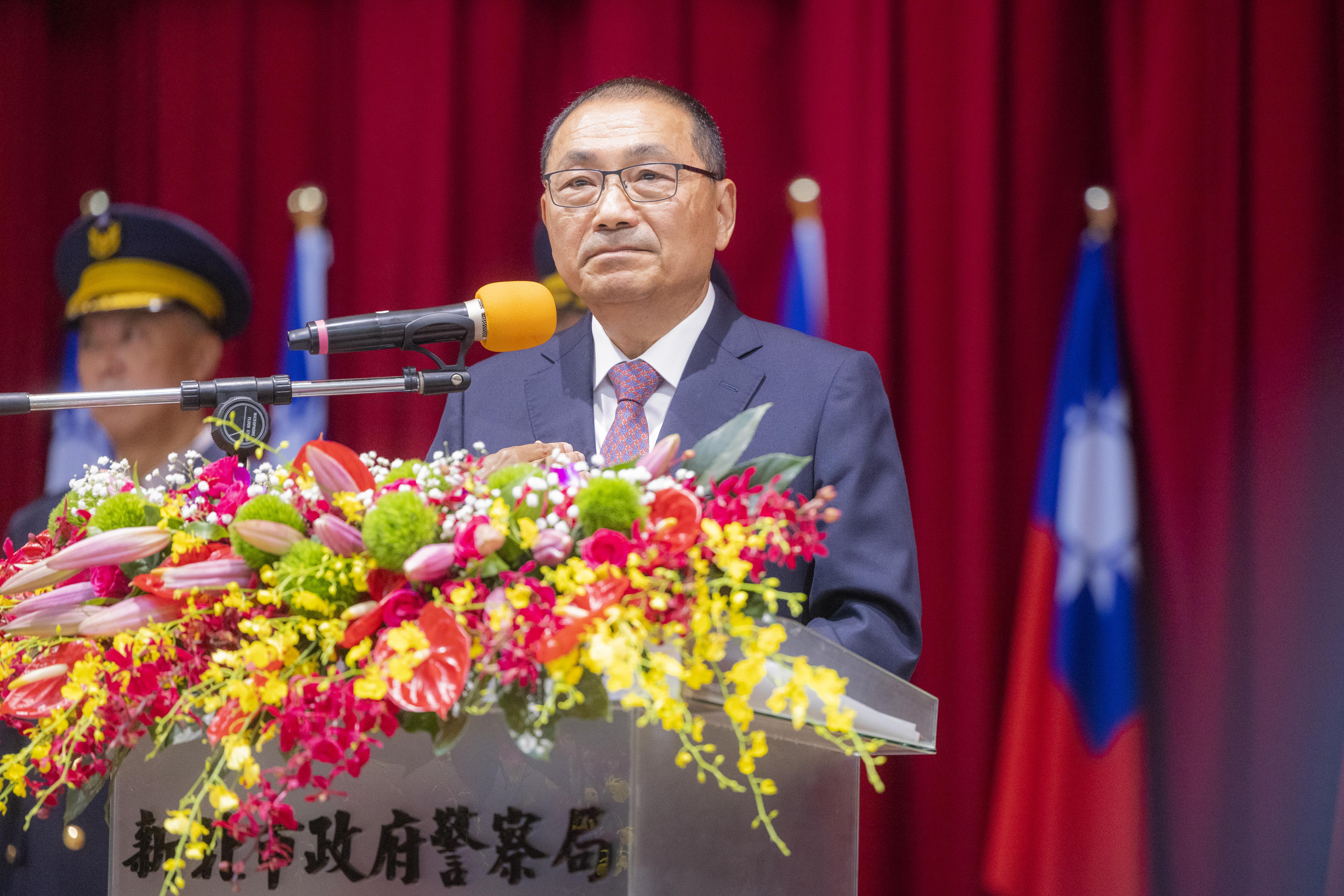 侯友宜強調，市府將持續投入資源，全面強化員警的執勤環境與福利。