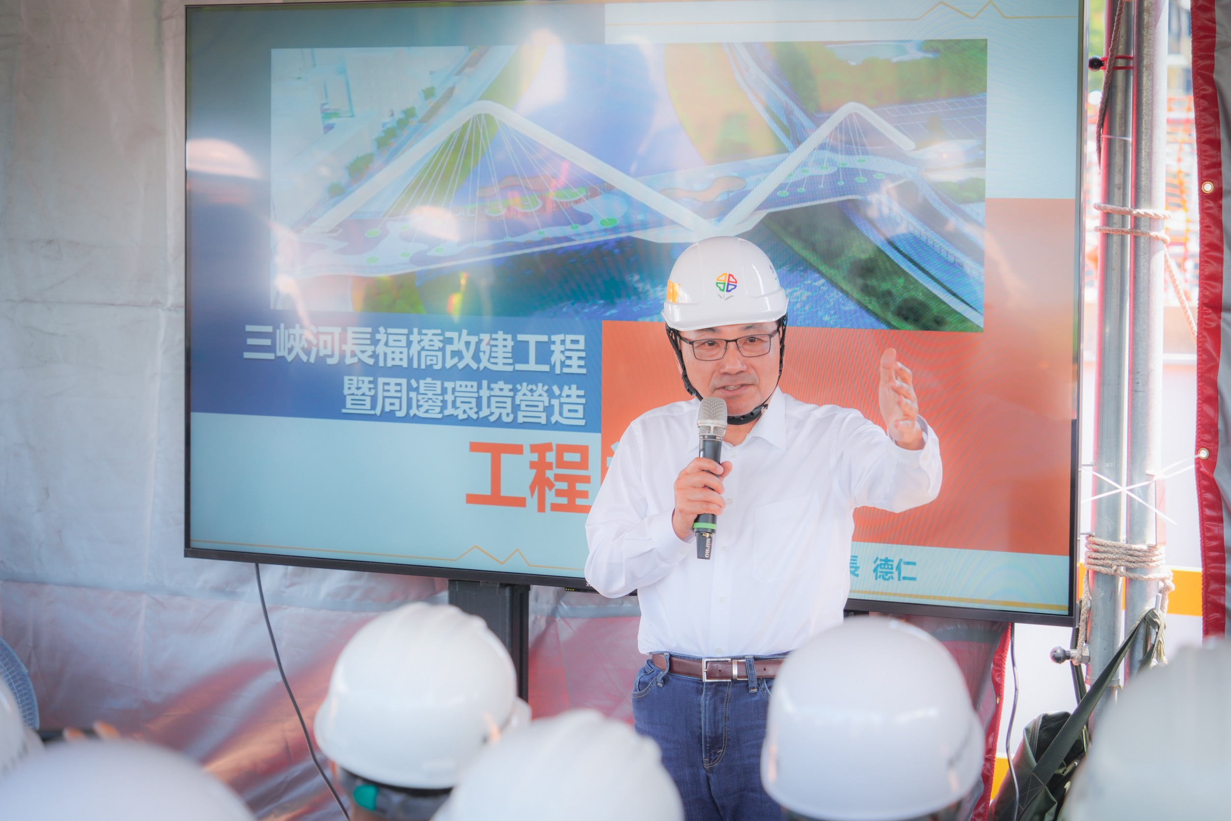 侯友宜市長表示，長福橋工程預計115年7月完工