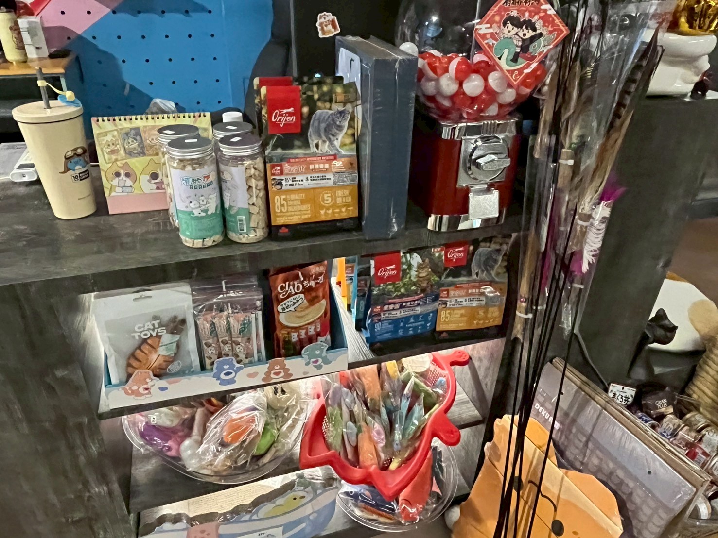  貓咪用品。