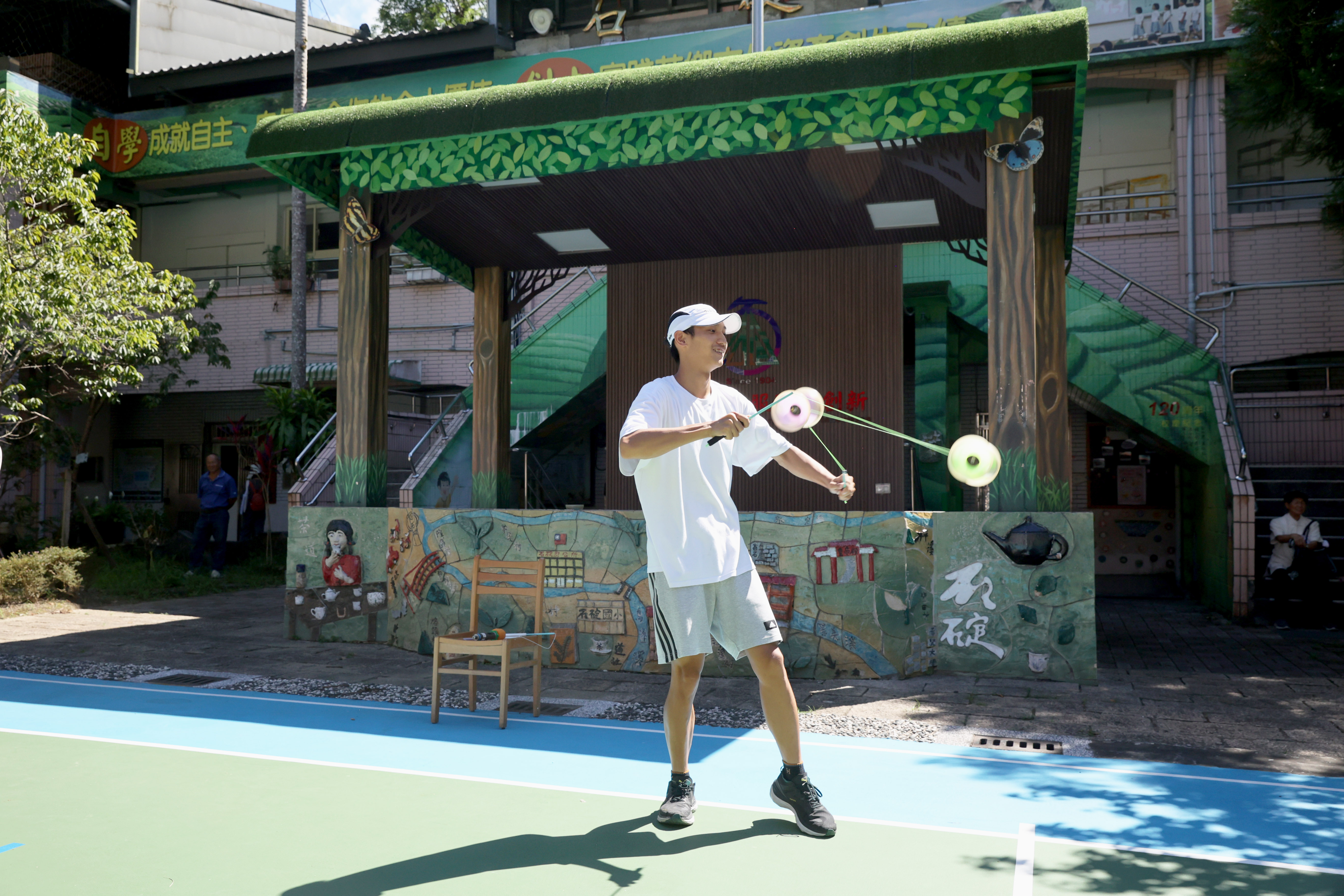 傳習班最年輕的學員，與搭檔以充滿創意又活潑的「風雷相褒歌」精采呈現學習成果