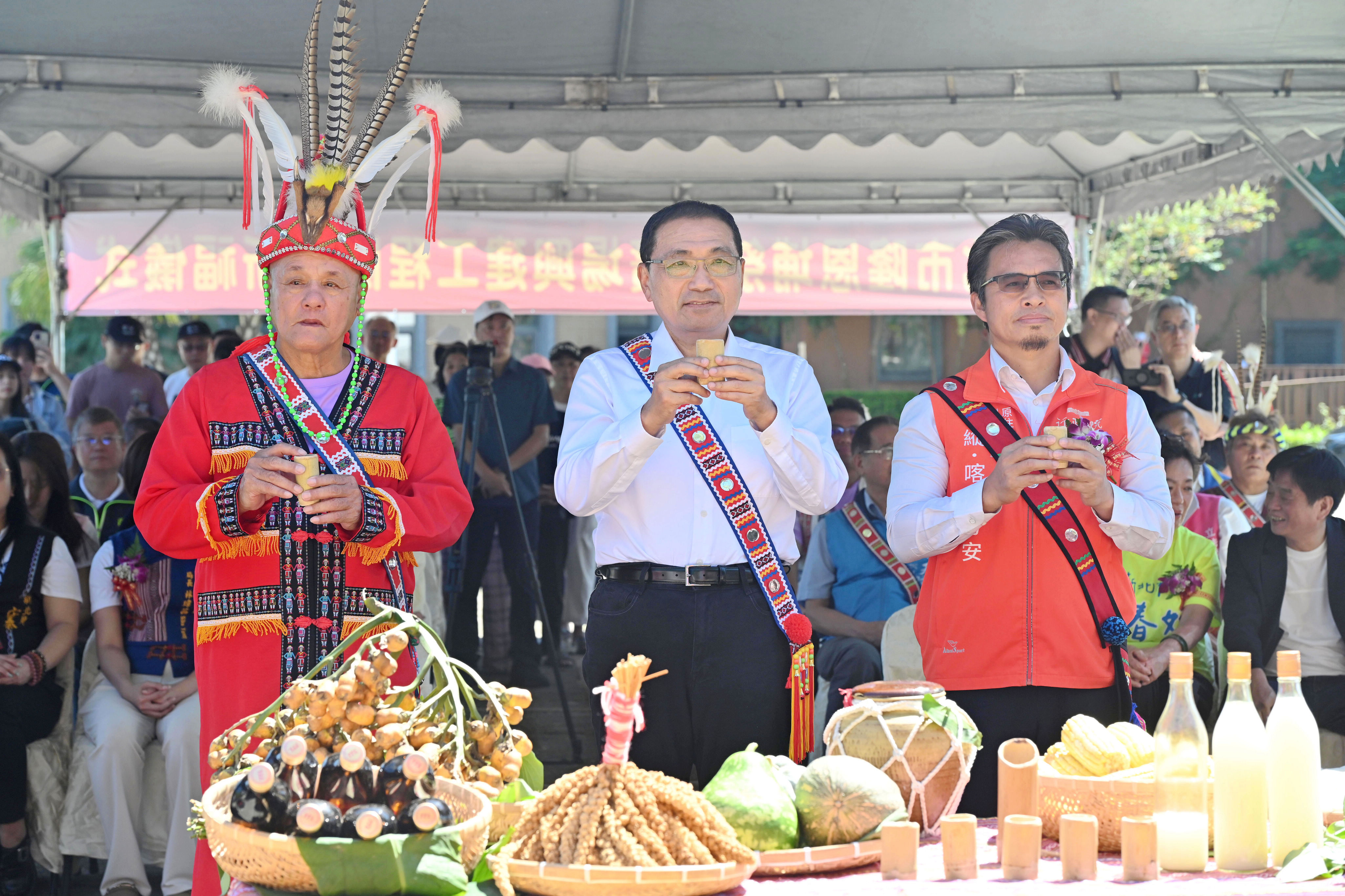 侯友宜表示，「原住民族歲時祭儀廣場」位置極佳，將成為原住民族推廣文化及增進情誼的重要活動場域。