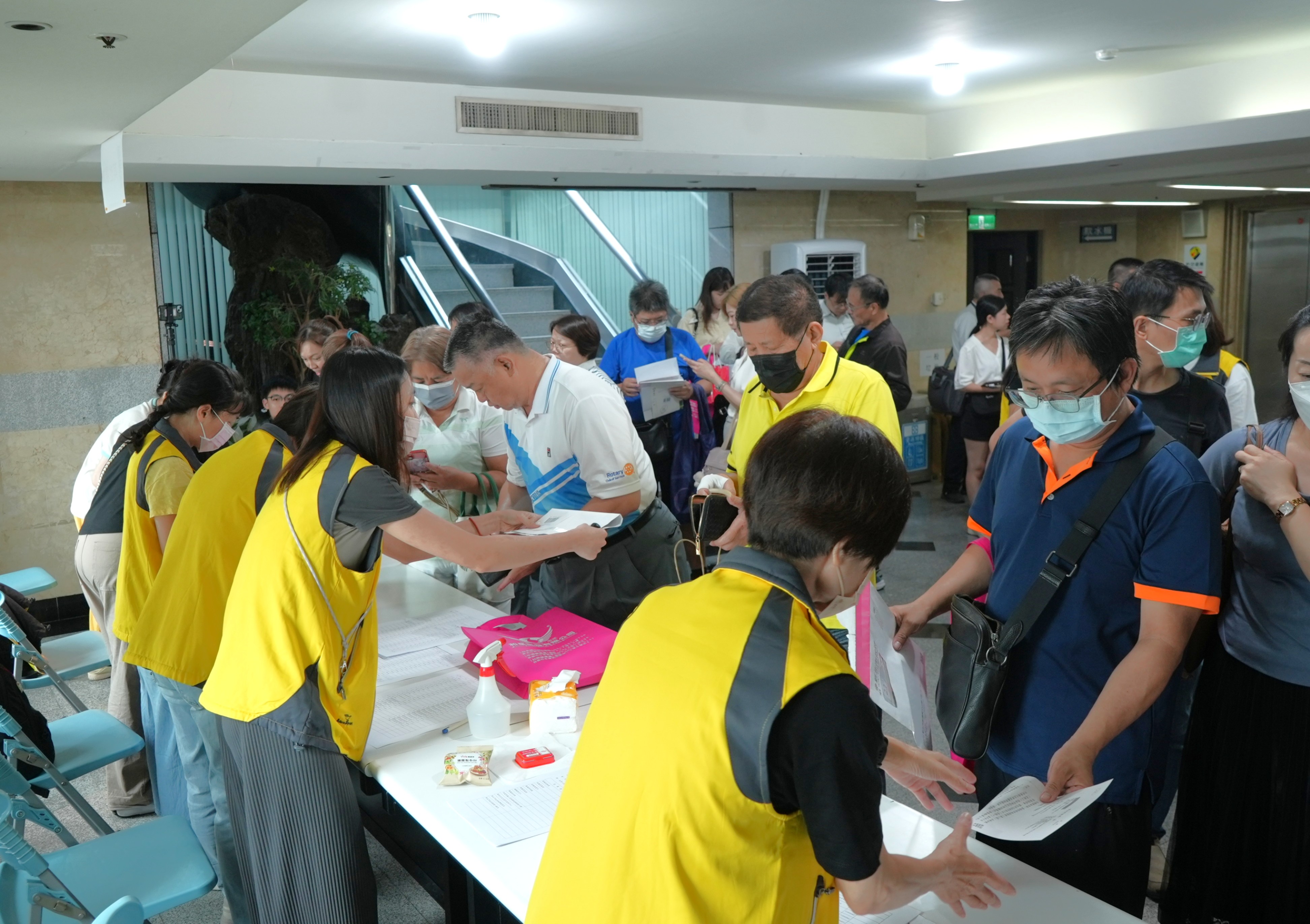 塭仔圳二區配地草案說明會邀請區內兩千多名地主參加。新北市地政局提供