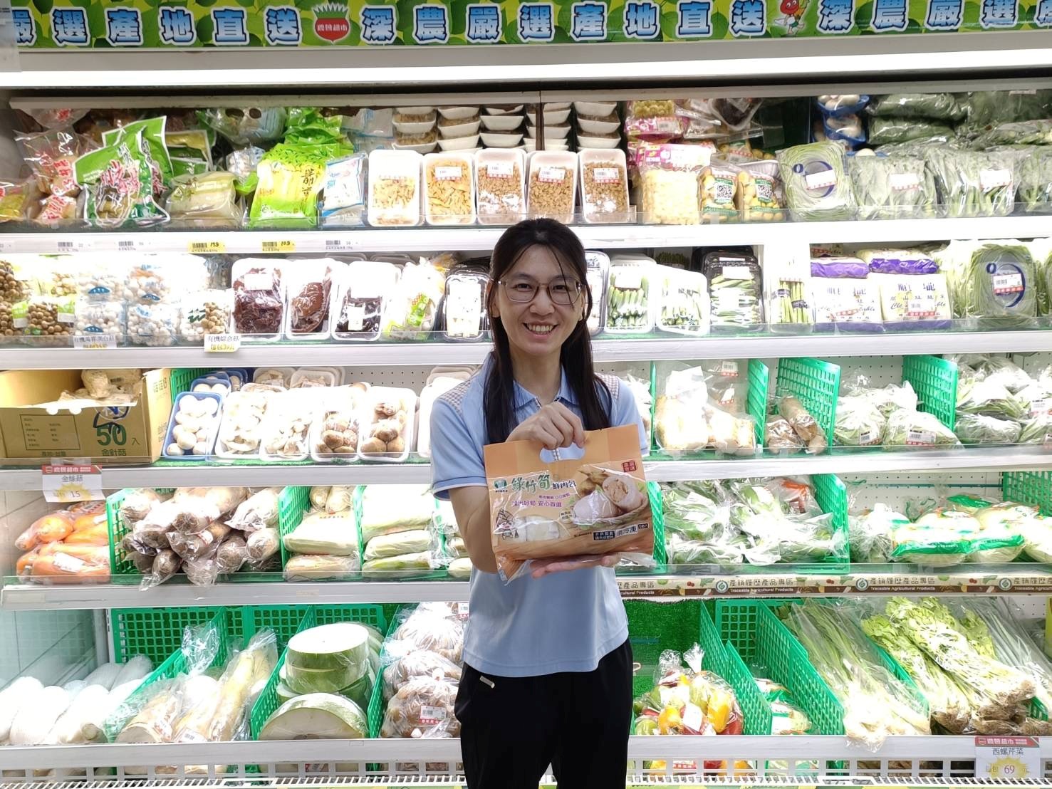 深坑區農會新研發綠竹筍肉包，延長農產品銷售時間