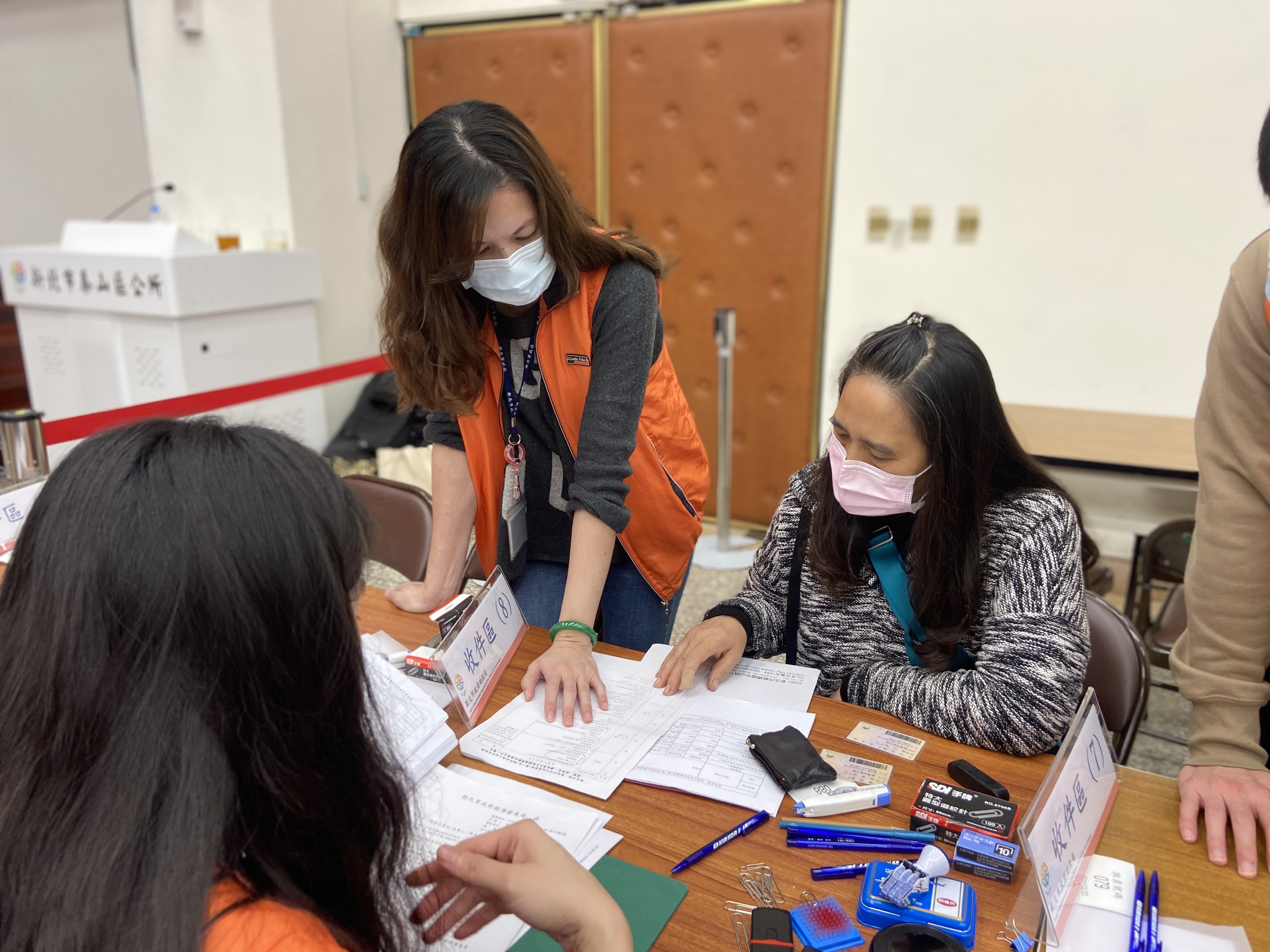 9月22日至25日開放領取塭仔圳第一區未分配土地補償金。圖為發放補償金示意圖。