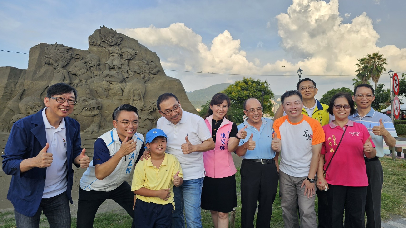 今年八里城市沙雕展與與經典日系動漫《數碼寶貝》聯名