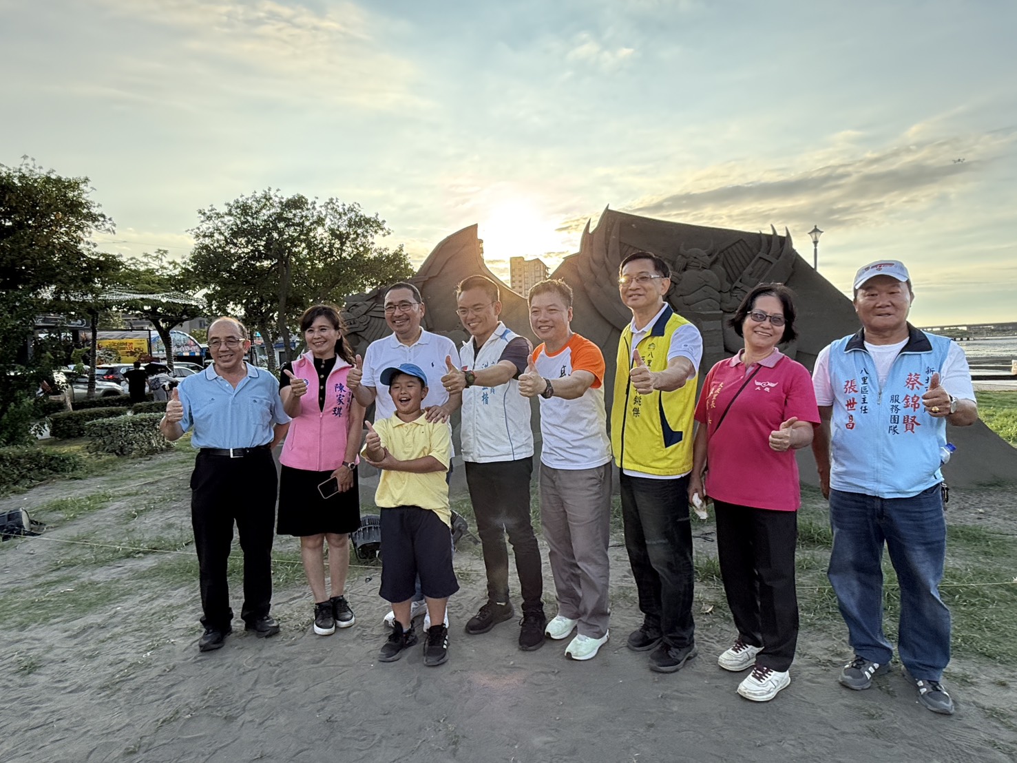  侯友宜市長加碼展期及沙雕師工作坊