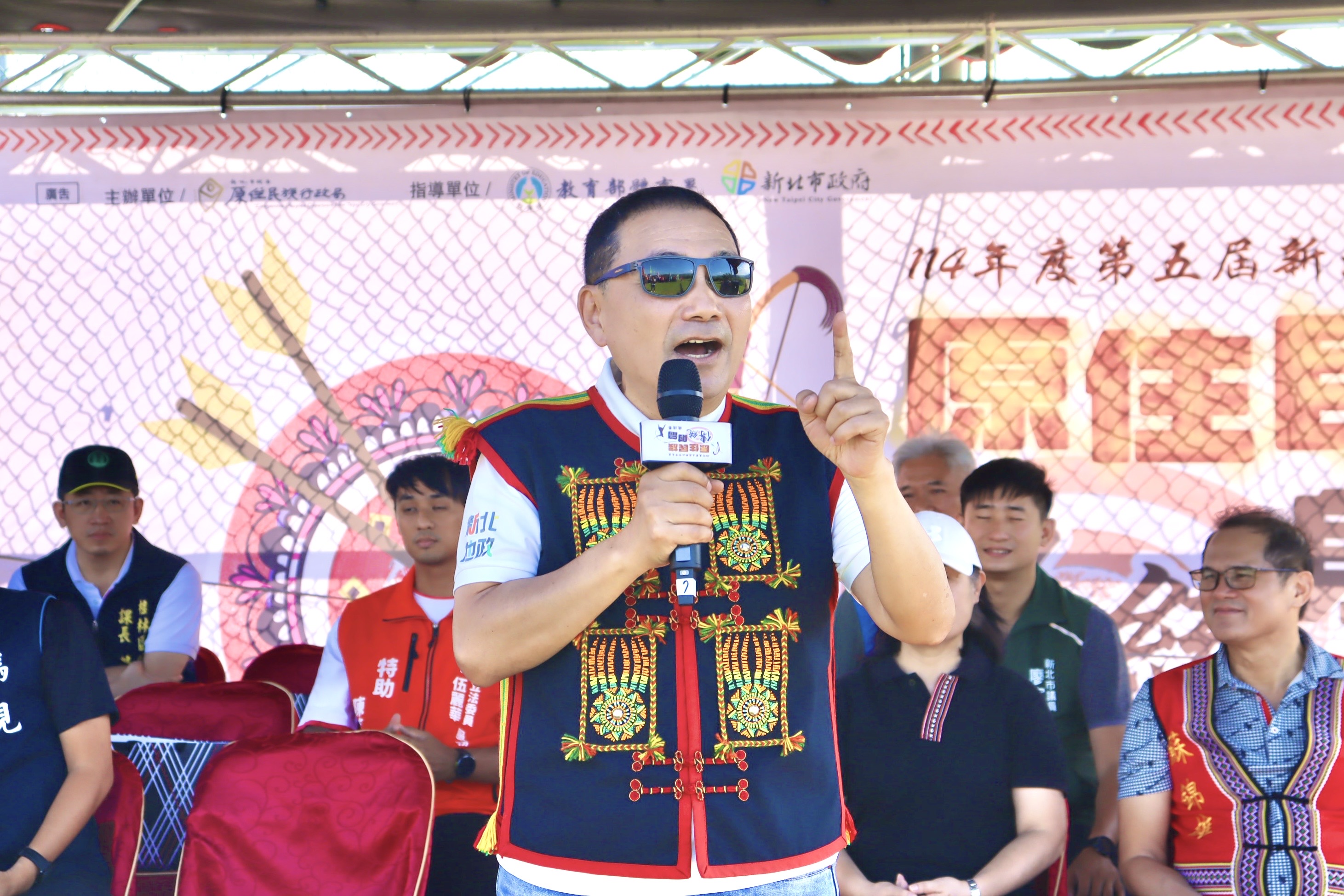 ▲新北市市長侯友宜蒞臨現場致詞。 (圖/新北市政府原民局提供)