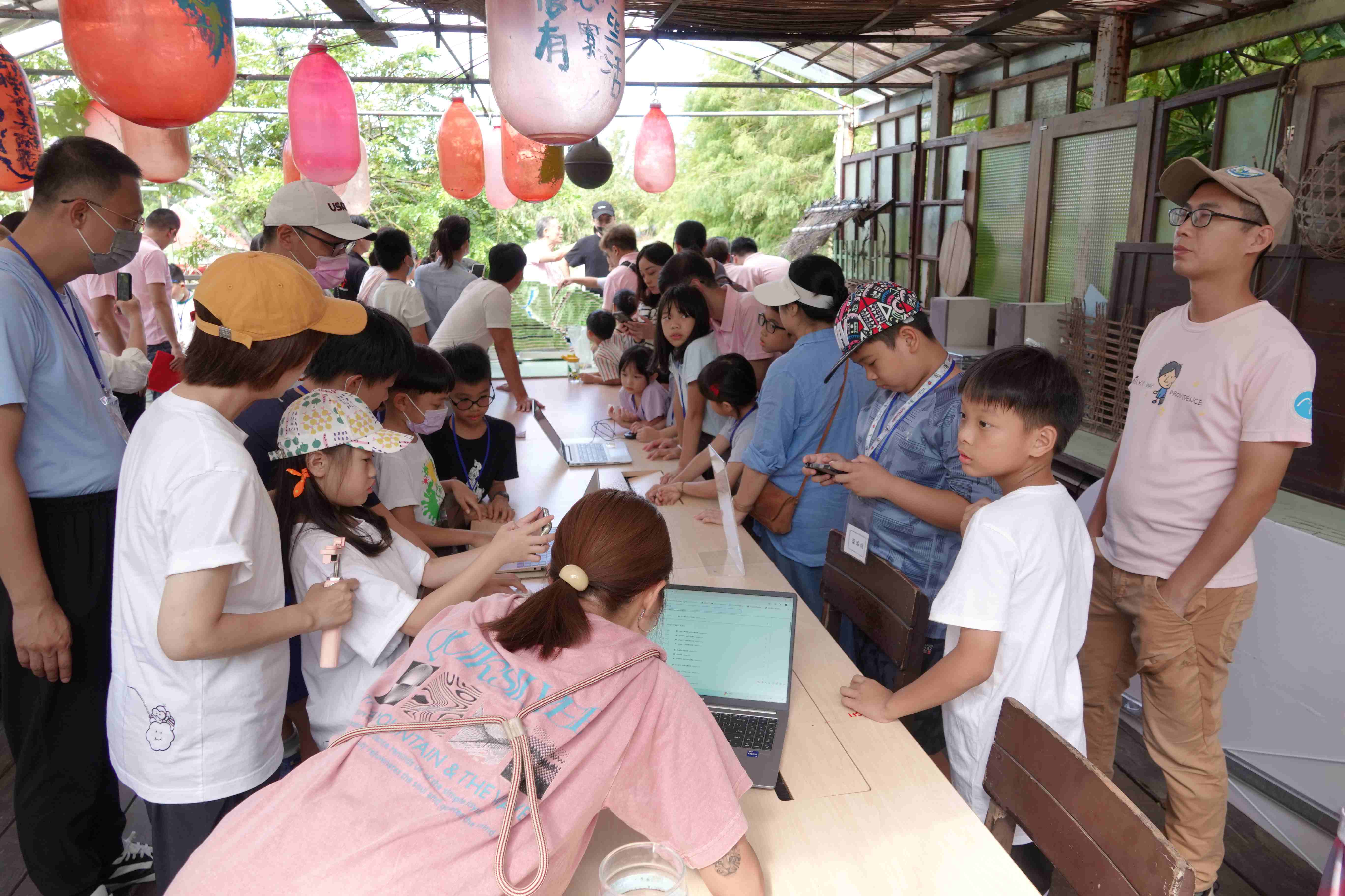 學員透過遊戲學習水保知識